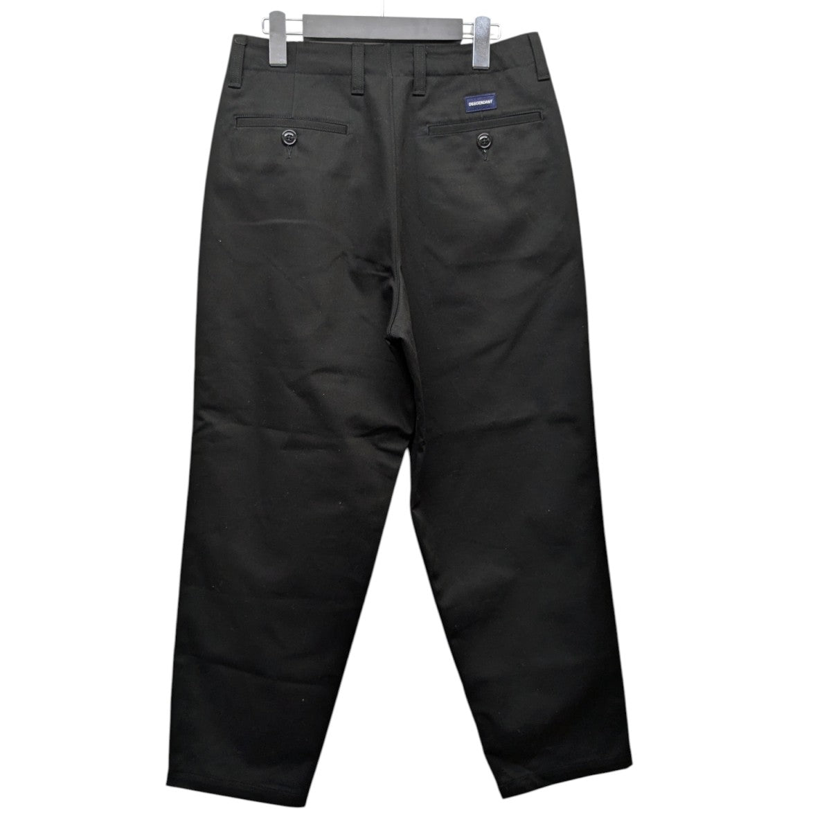 【モコ】 DESCENDANT DC-6 ブラック チノパン パンツ DESCENDANT (ディセンダント) / DC-6 ORGANIC COTTON TWILL TROUSERS
