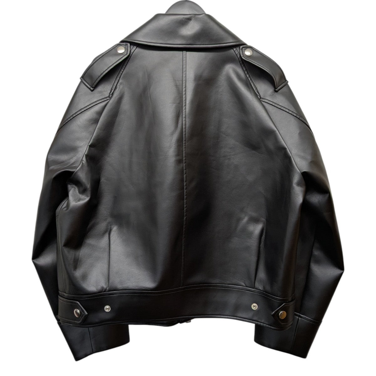 THE RERACS フェイクレザーダブルライダースジャケット24FW-REJK-195-J 古着・中古-2枚目のアイテム画像