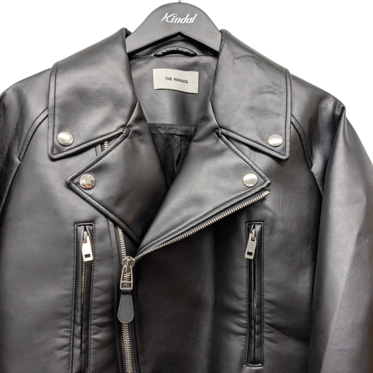 THE RERACS フェイクレザーダブルライダースジャケット24FW-REJK-195-J 古着・中古-3枚目のアイテム画像