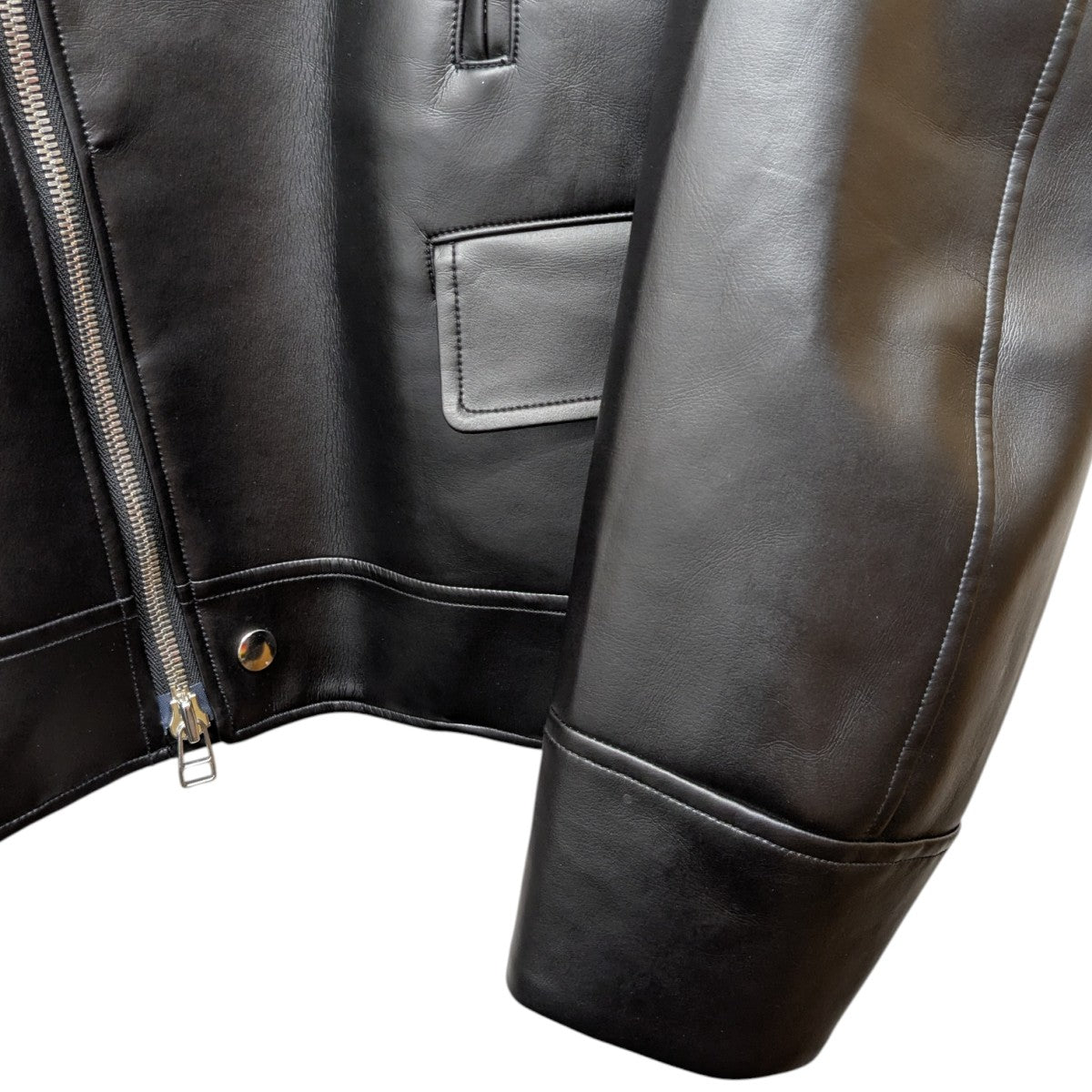 THE RERACS フェイクレザーダブルライダースジャケット24FW-REJK-195-J 古着・中古-5枚目のアイテム画像