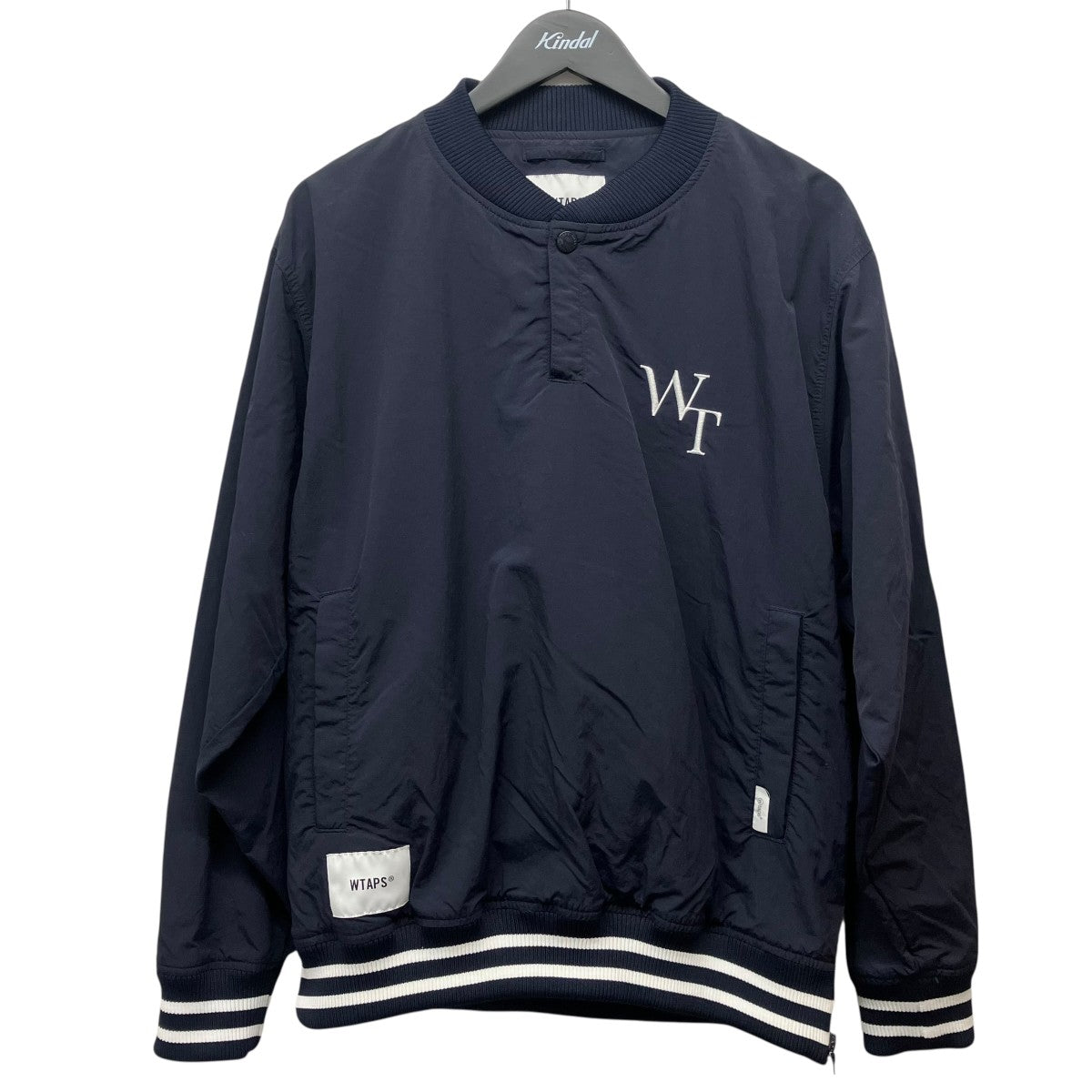 WTAPS 23SSPitch Jacket Nylon Tussah Leagueナイロン プルオーバー ジャケット231BRDT-JKM02 古着・中古-1枚目のアイテム画像