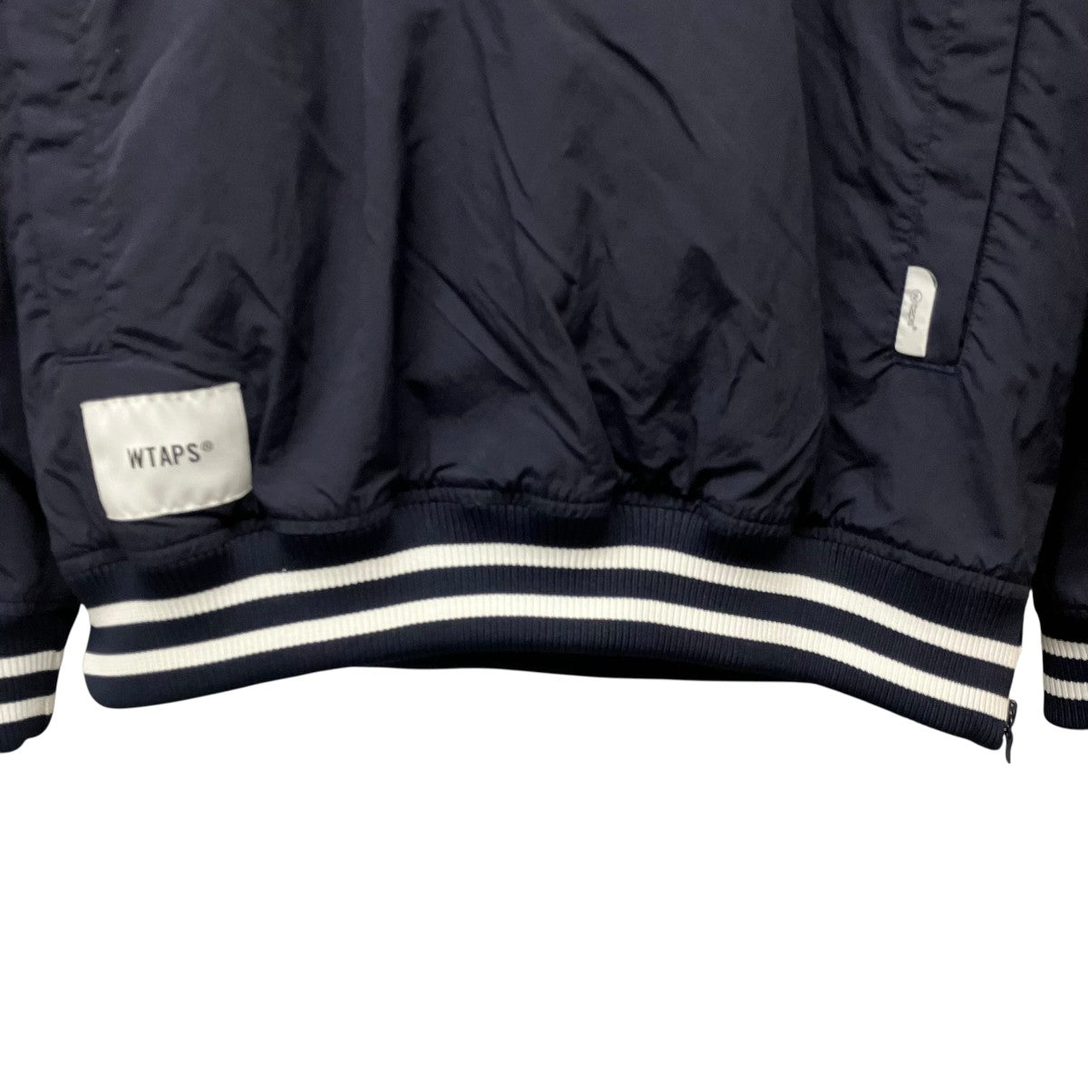 WTAPS 23SSPitch Jacket Nylon Tussah Leagueナイロン プルオーバー ジャケット231BRDT-JKM02 古着・中古-4枚目のアイテム画像