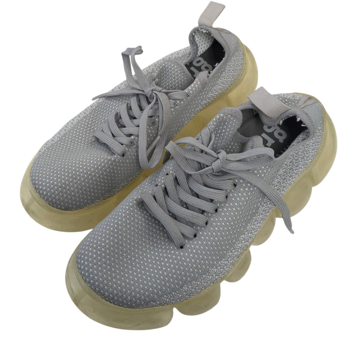 【ぽん】grounds mikiosakabe JEWELRY スニーカー MIKIO SAKABE×grounds JEWELRYスニーカー グレー サイズ 23cm｜【公式