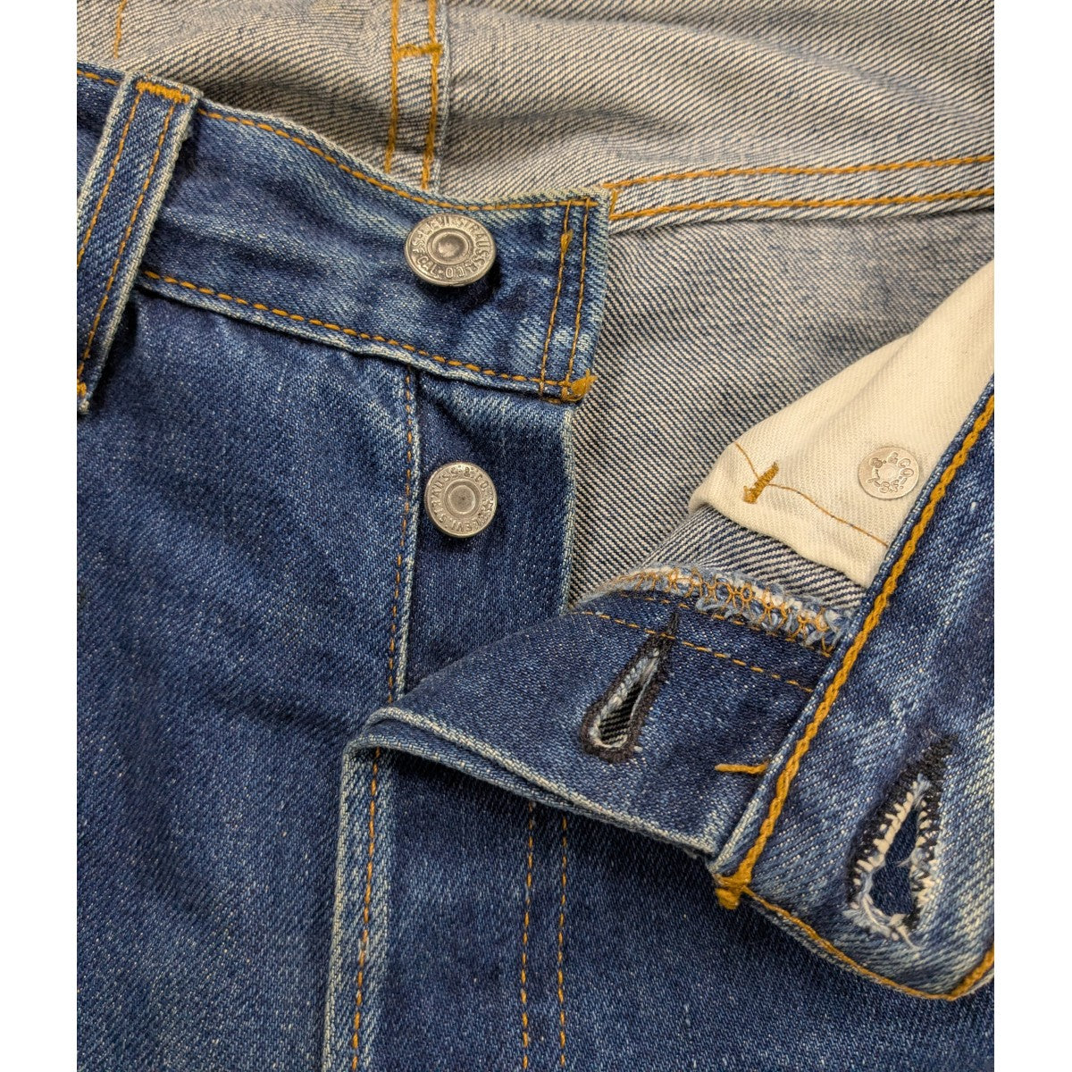 LEVI’S BIG E 平行ステッチ 耳付 501デニムパンツ 古着・中古-8枚目のアイテム画像