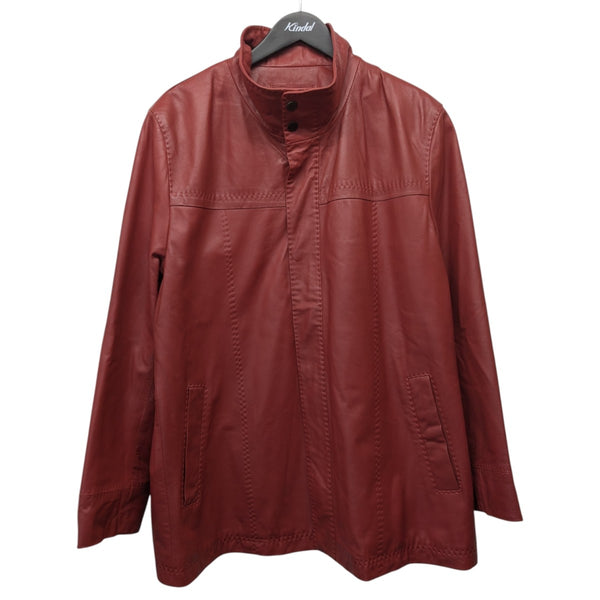 BALMAIN(バルマン) ハイネックレザーライダースジャケット6214A 6214A