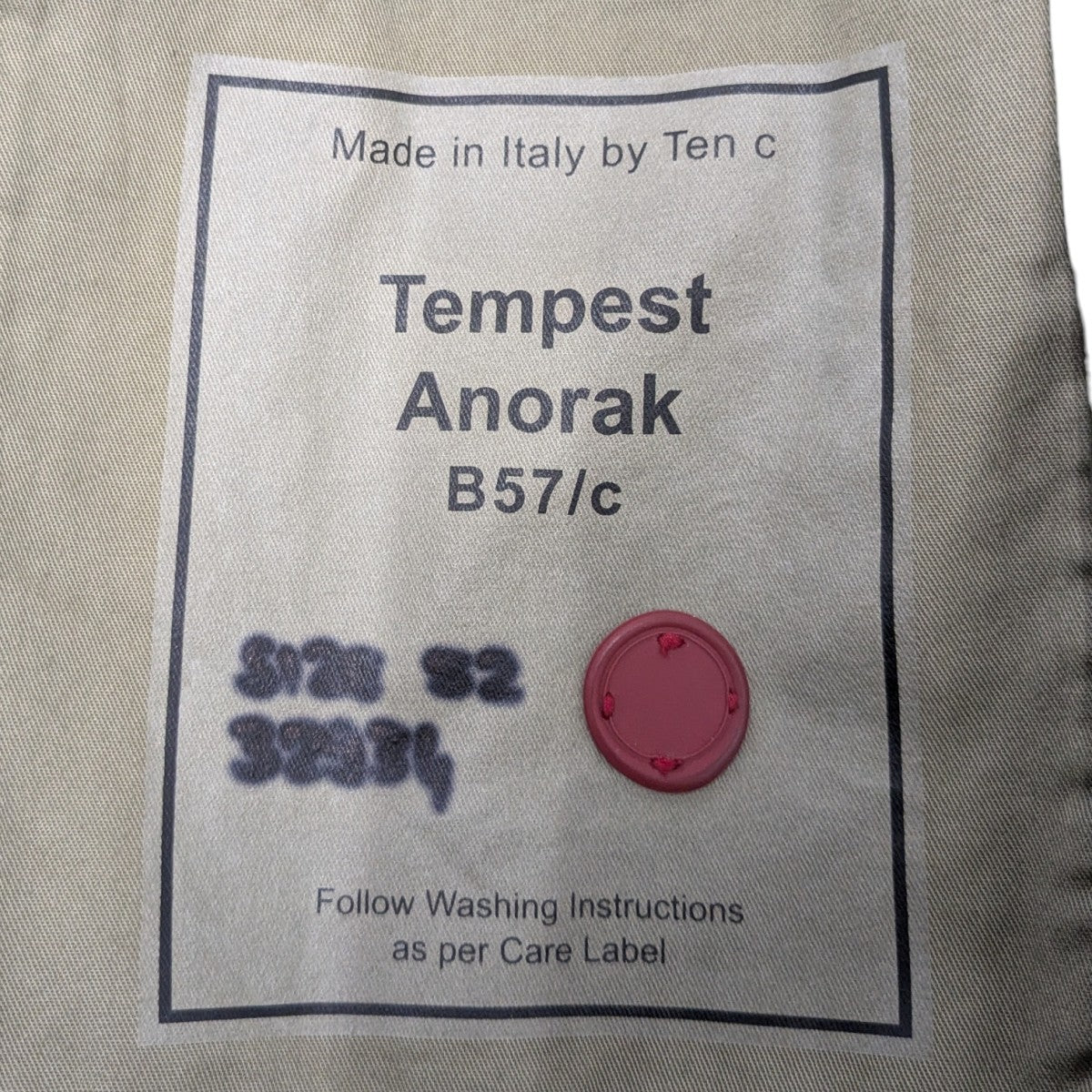 「TEMPEST ANORAK」アノラックジャケット