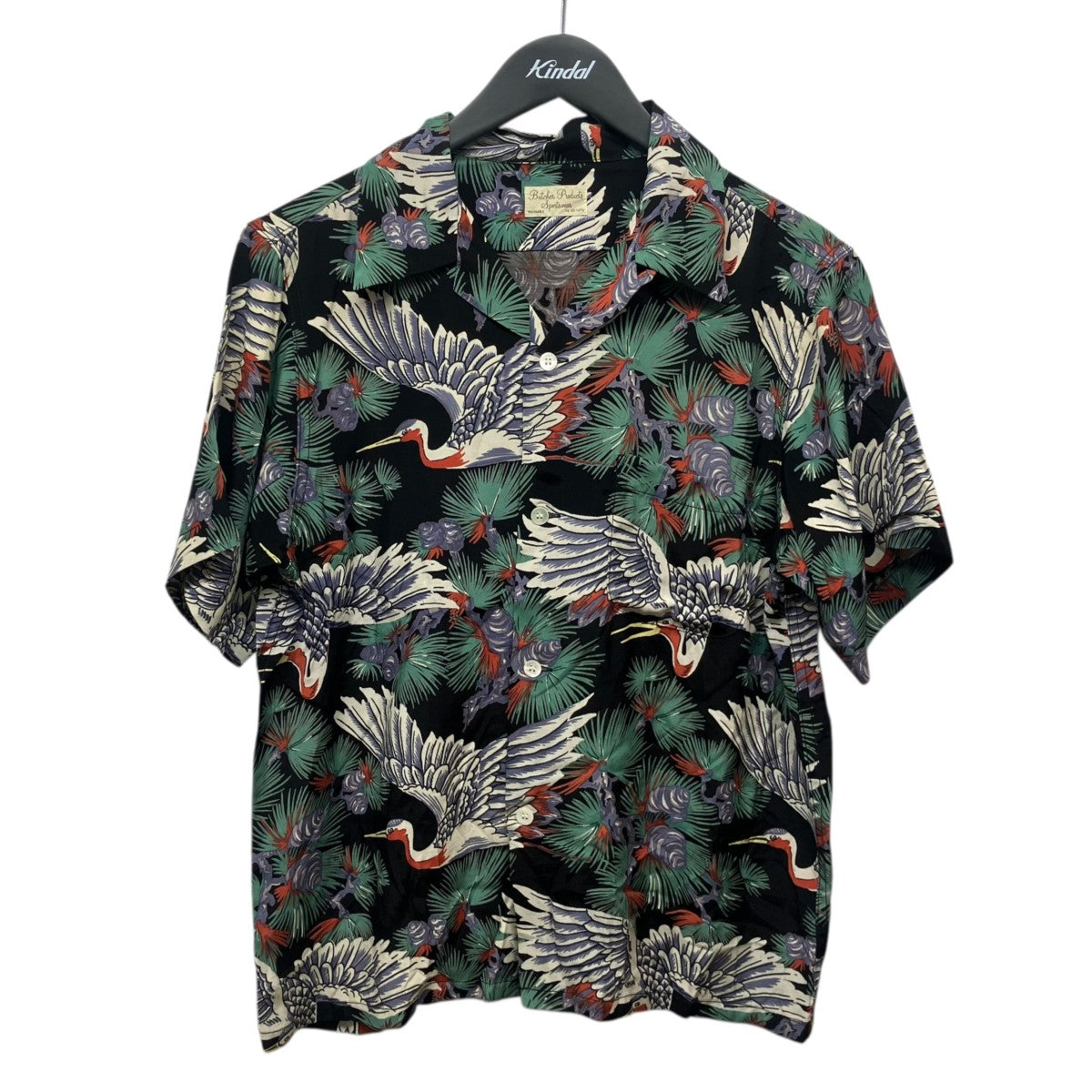 「HAWAIIAN SHIRT S-S TSURU」ハワイアンシャツ