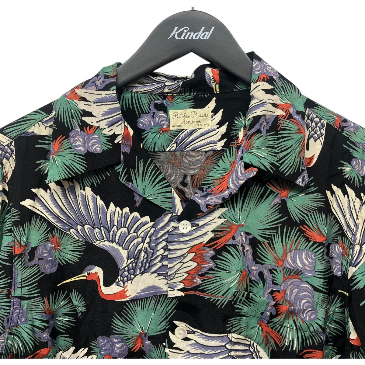 「HAWAIIAN SHIRT S-S TSURU」ハワイアンシャツ