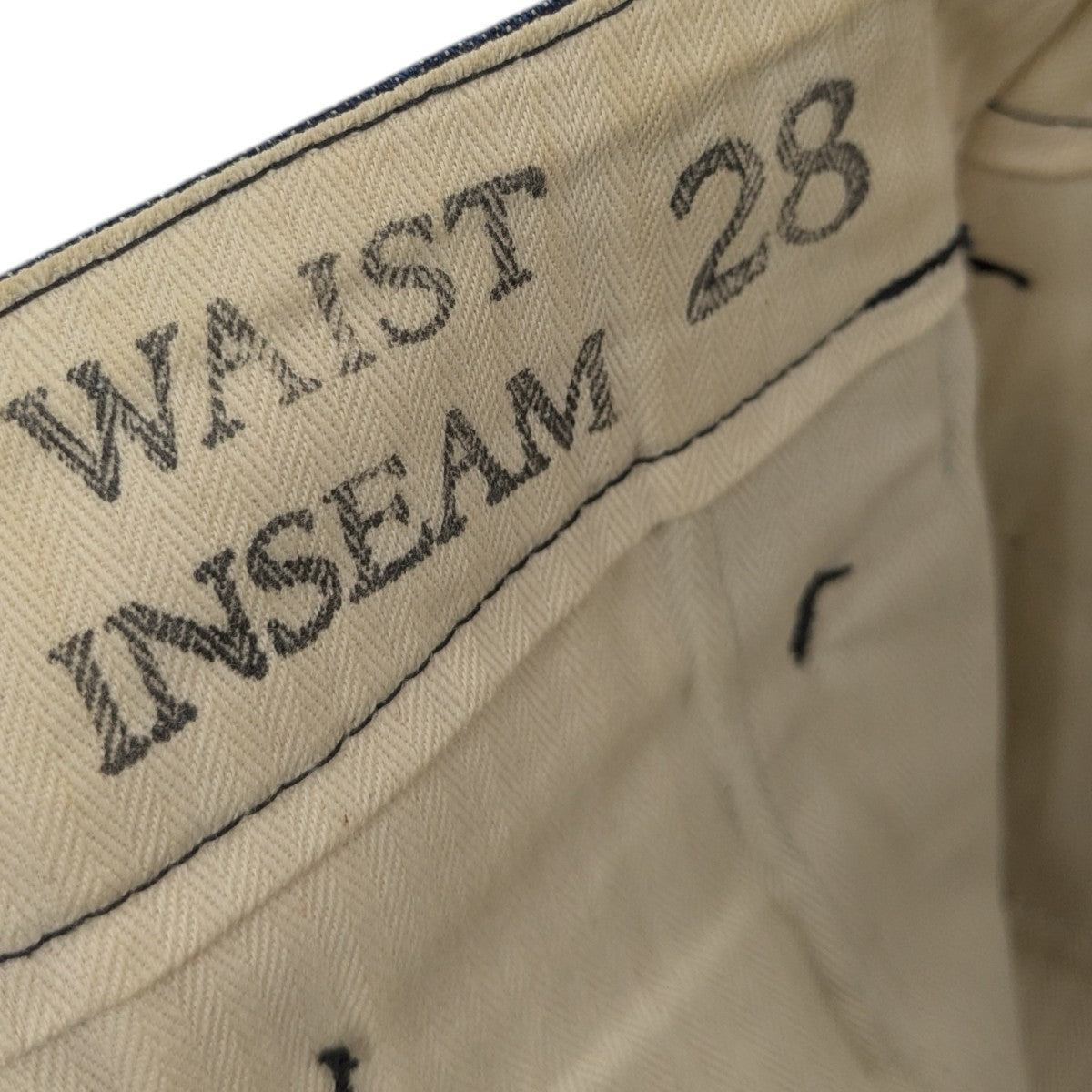 ATLAST ＆ CO(アットラスト) デニムトラウザーズ インディゴ サイズ 28