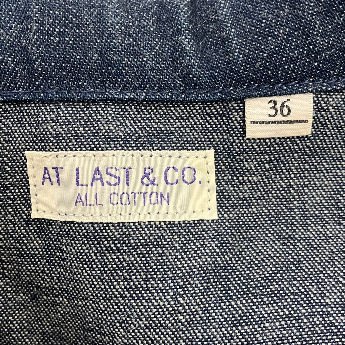 ATLAST ＆ CO(アットラスト) SHAWL COLLAR COVERALLショールカラー