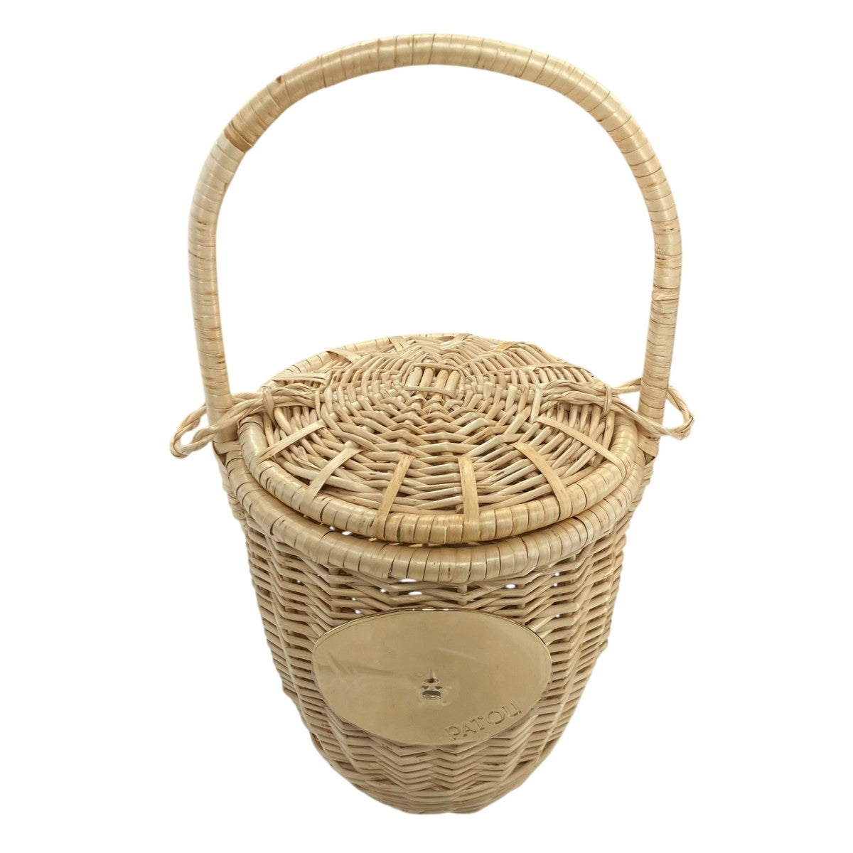 ウィッカー バケツバッグ