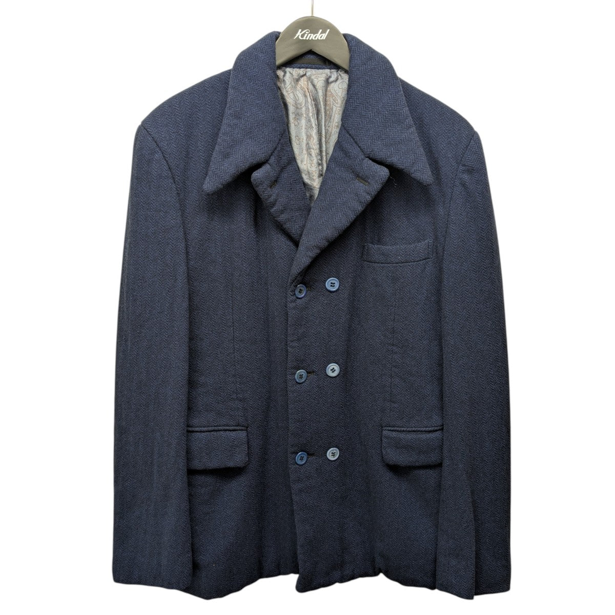 99AW スーベニールキッチュ期 Souvenir Kitsch 6B LKT NVY ヘリンボーンジャケット