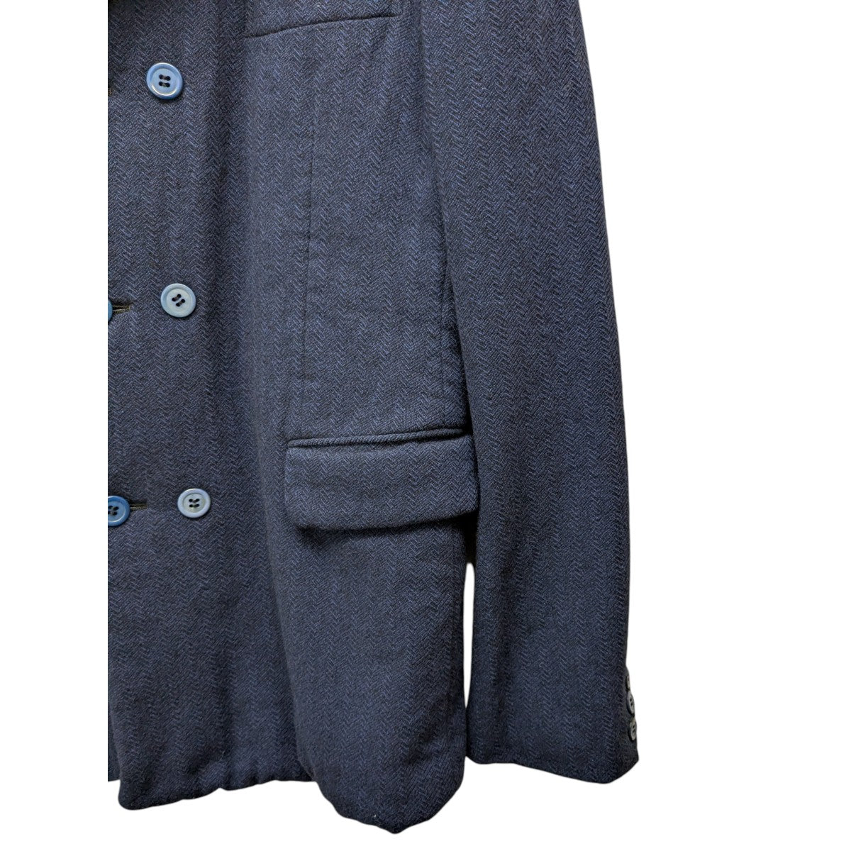 99AW スーベニールキッチュ期 Souvenir Kitsch 6B LKT NVY ヘリンボーンジャケット