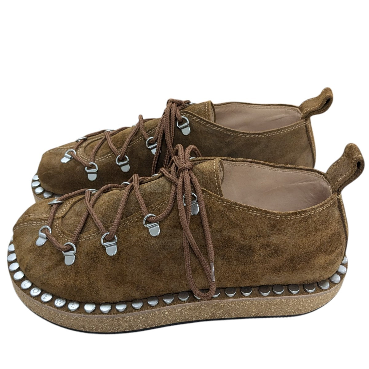LOEWE リベットレースアップシューズ 古着・中古-4枚目のアイテム画像