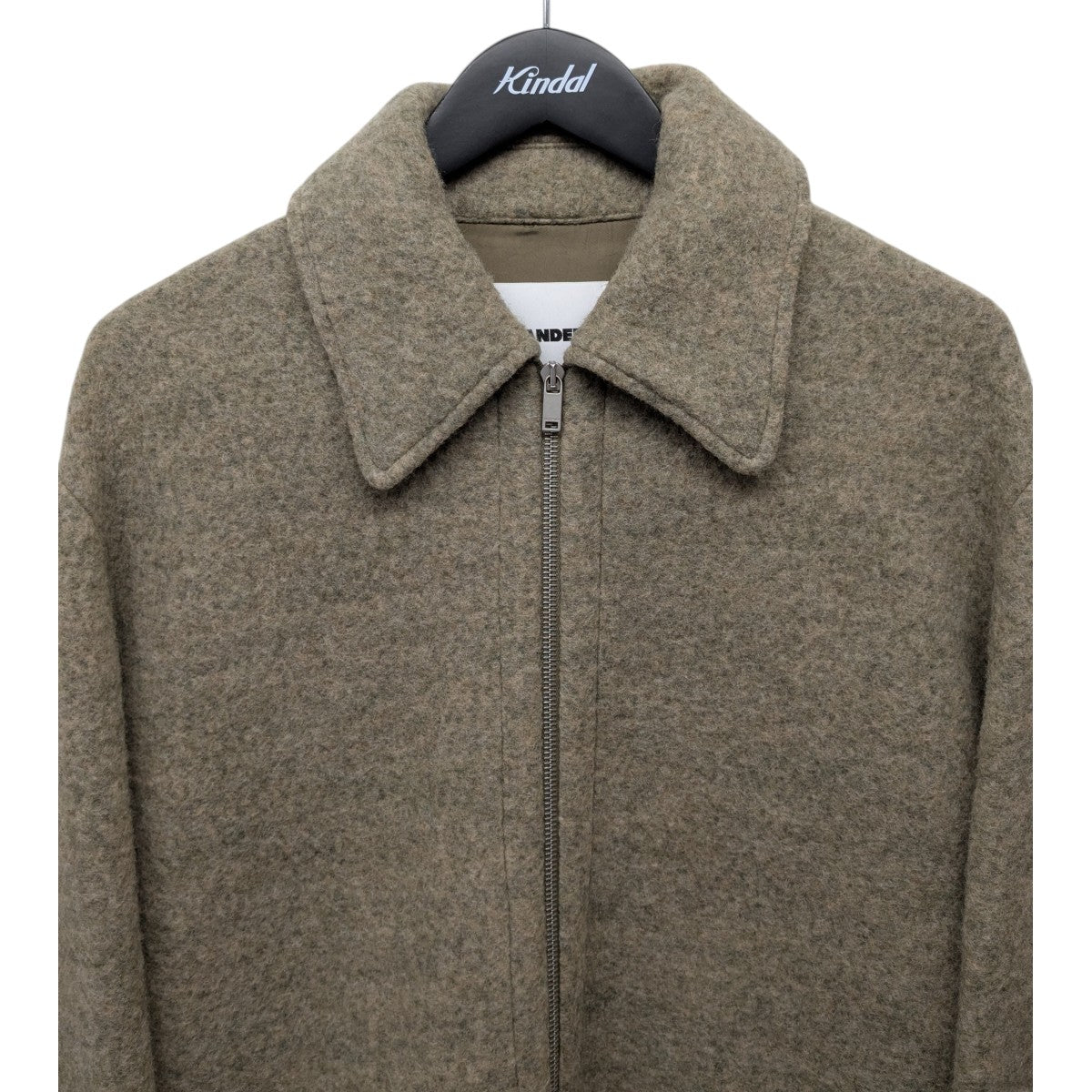 JIL SANDER フェルトウール ジップジャケット 古着・中古-3枚目のアイテム画像