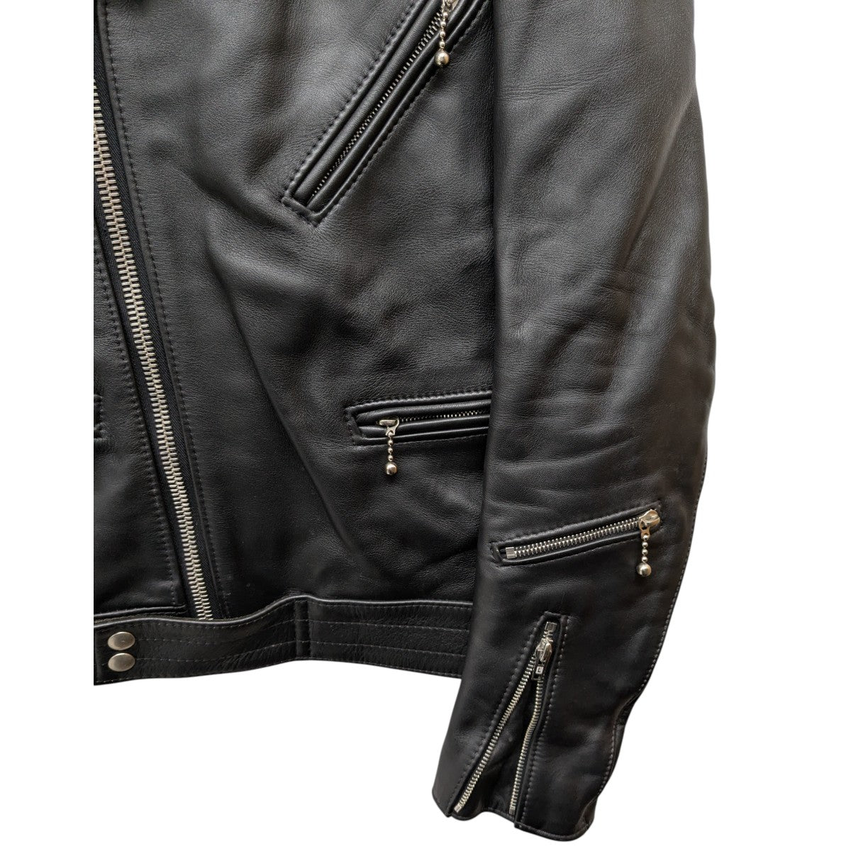 Lewis Leathers 「CYCLONE」ダブルライダースジャケット 古着・中古-4枚目のアイテム画像