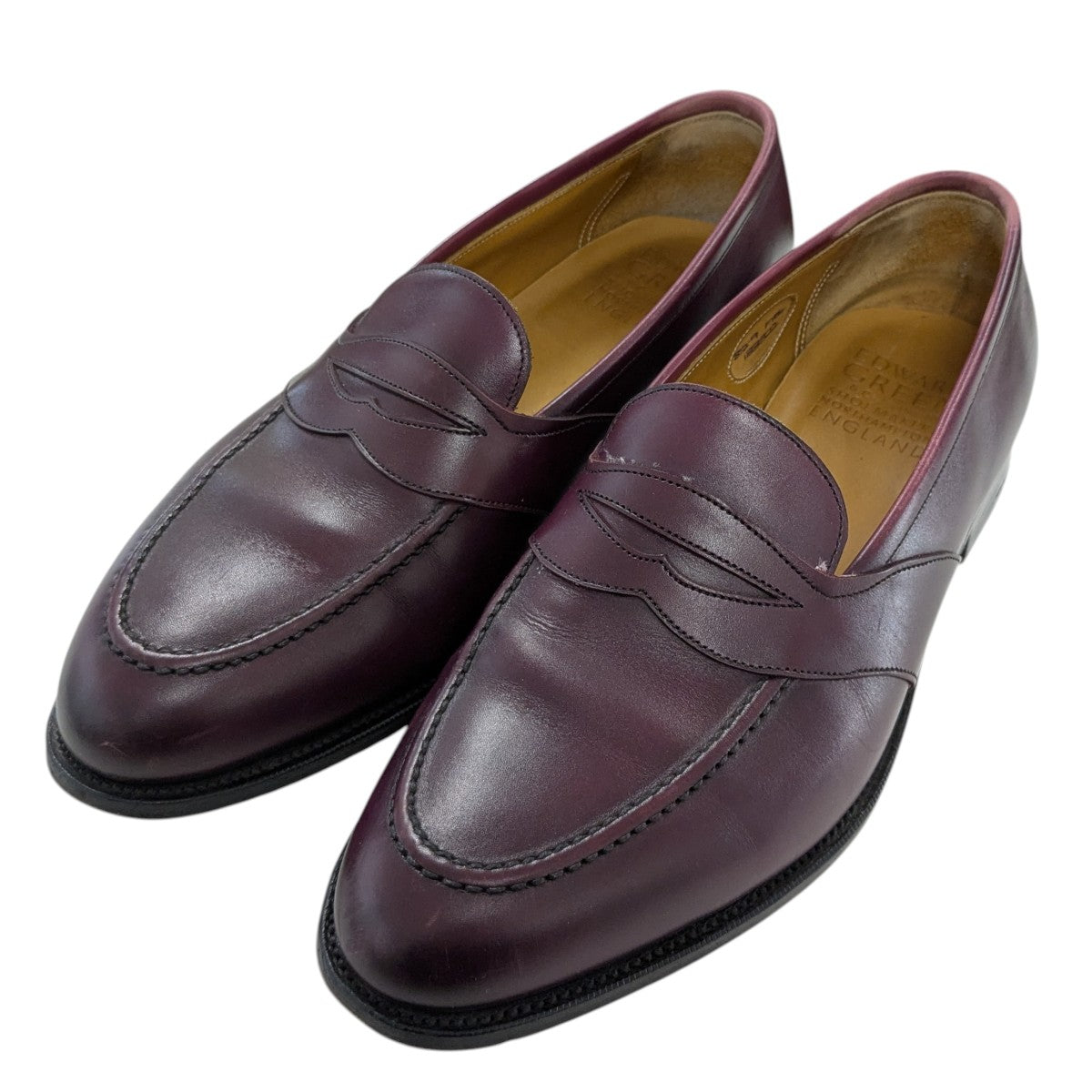 Edward Green(エドワードグリーン) 「PICCADILLY コインローファー 184E パープル サイズ 8  1/2｜【公式】カインドオルオンライン ブランド古着・中古通販【kindal】
