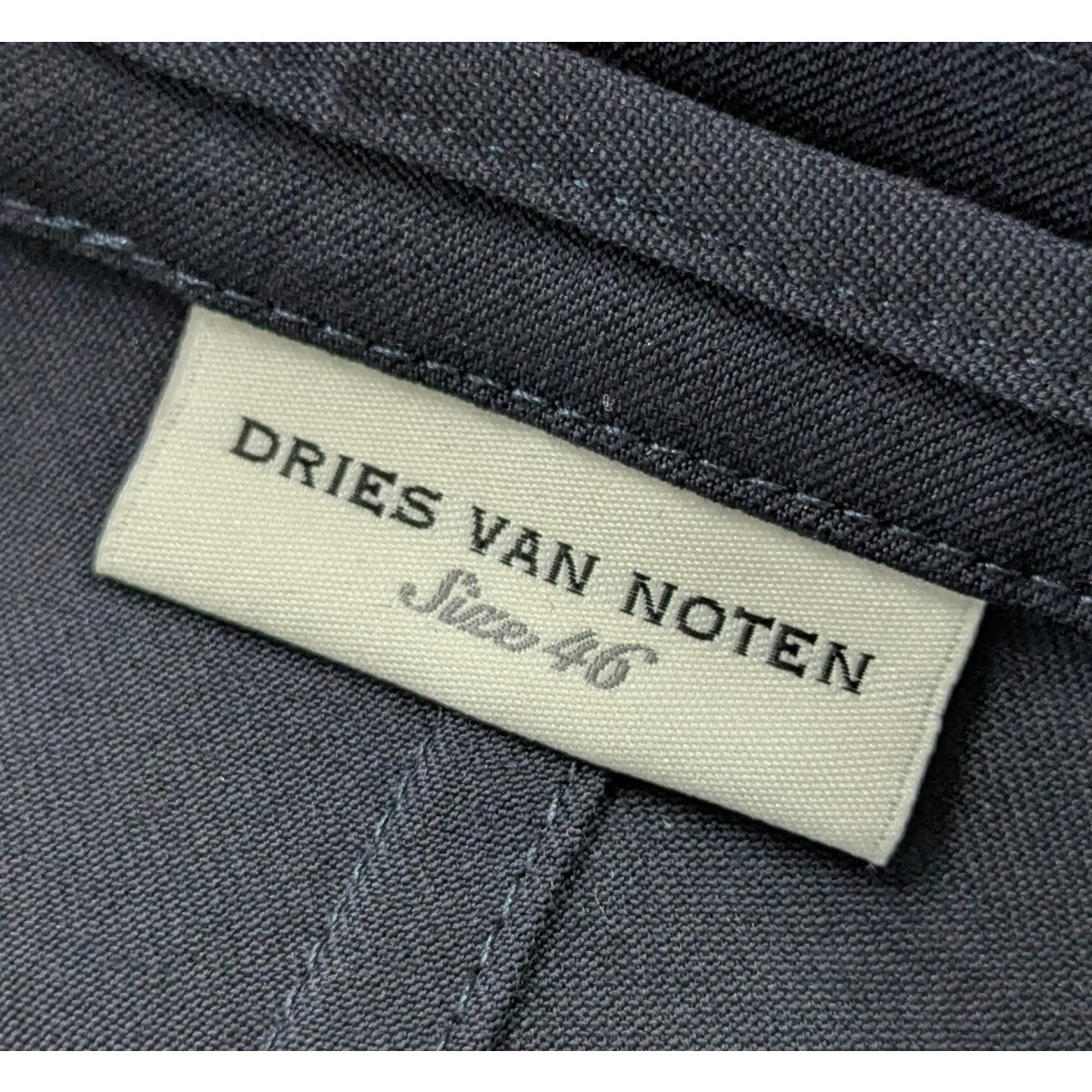 DRIES VAN NOTEN ノッチドラペル2Bジャケット 古着・中古-5枚目のアイテム画像