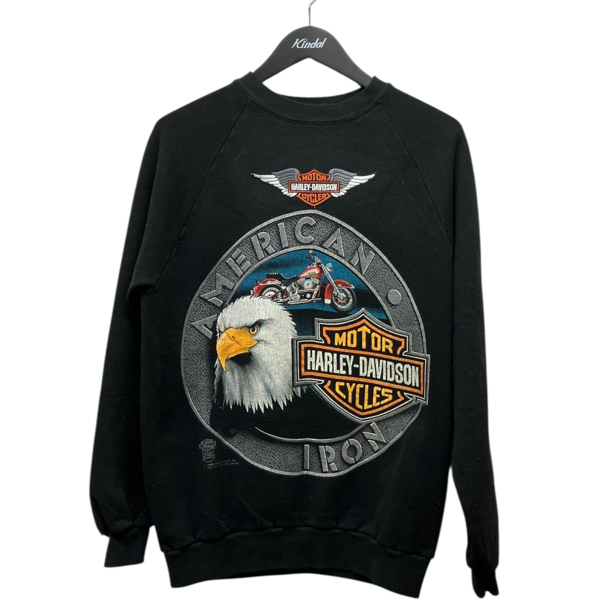 HARLEY-DAVIDSON 80s JERZEESイーグルスウェットトレーナー 古着・中古-1枚目のアイテム画像