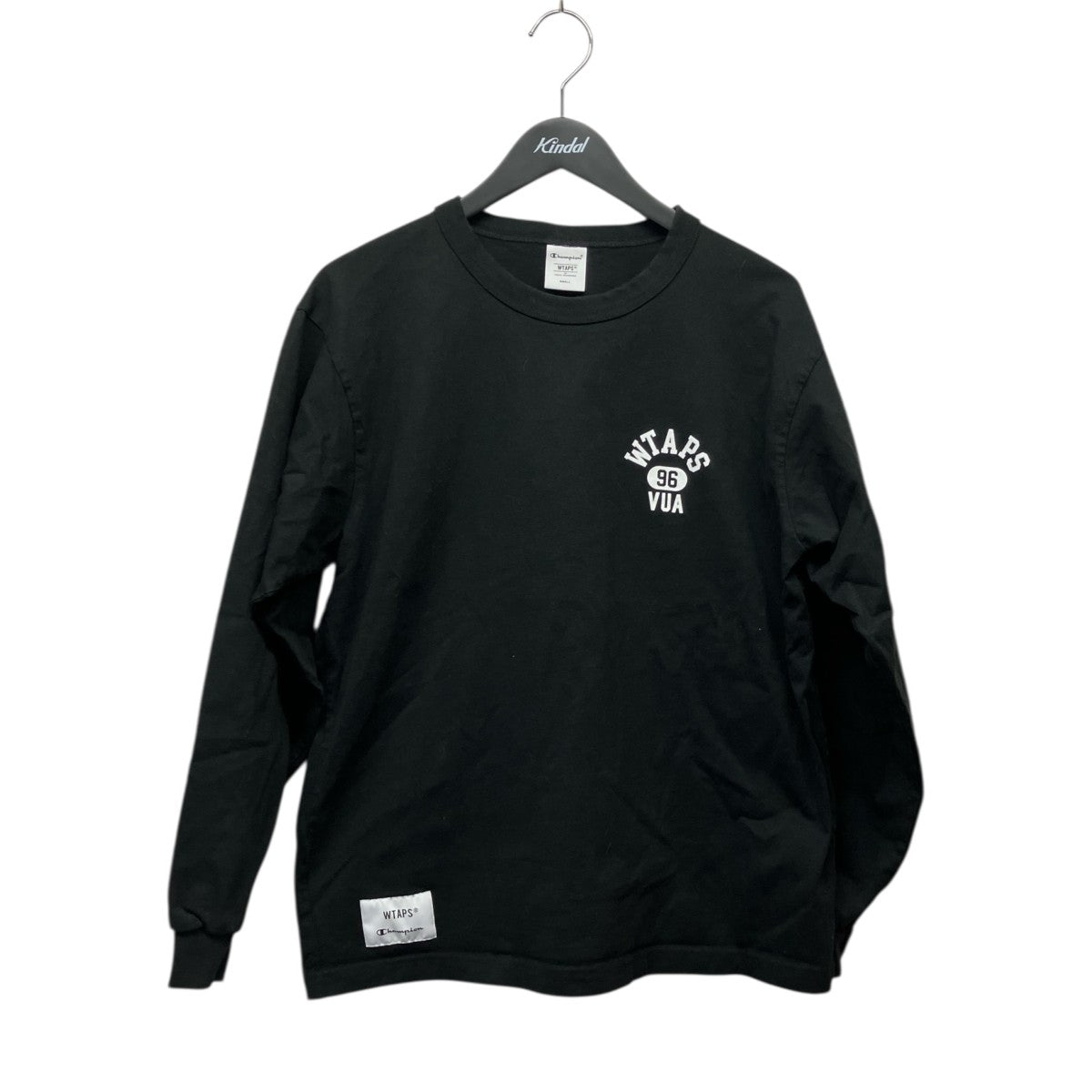 WTAPS×Champion ロゴプリントロングTシャツC8-B413 古着・中古-1枚目のアイテム画像