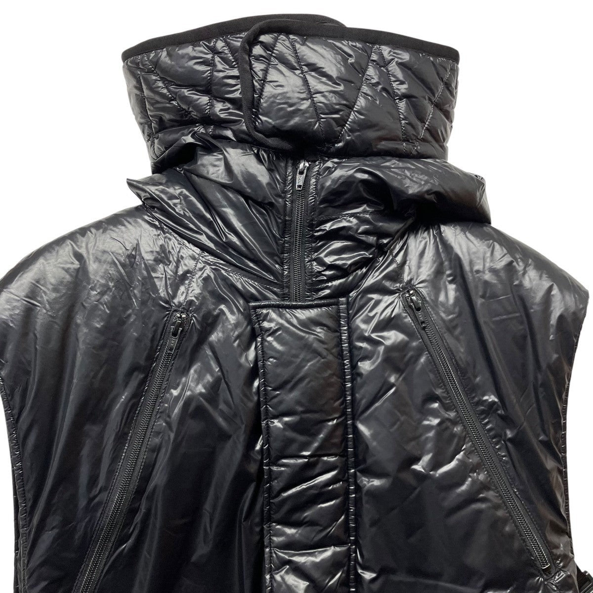 19AWフーデッド中綿ベスト19AW-VE01 ｢HOODED DOWN VEST｣