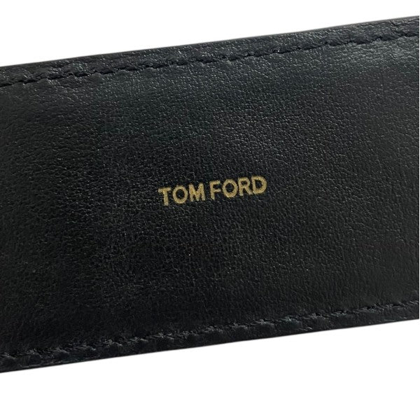 TOM FORD Tバックルエンボスレザーベルト 古着・中古-5枚目のアイテム画像