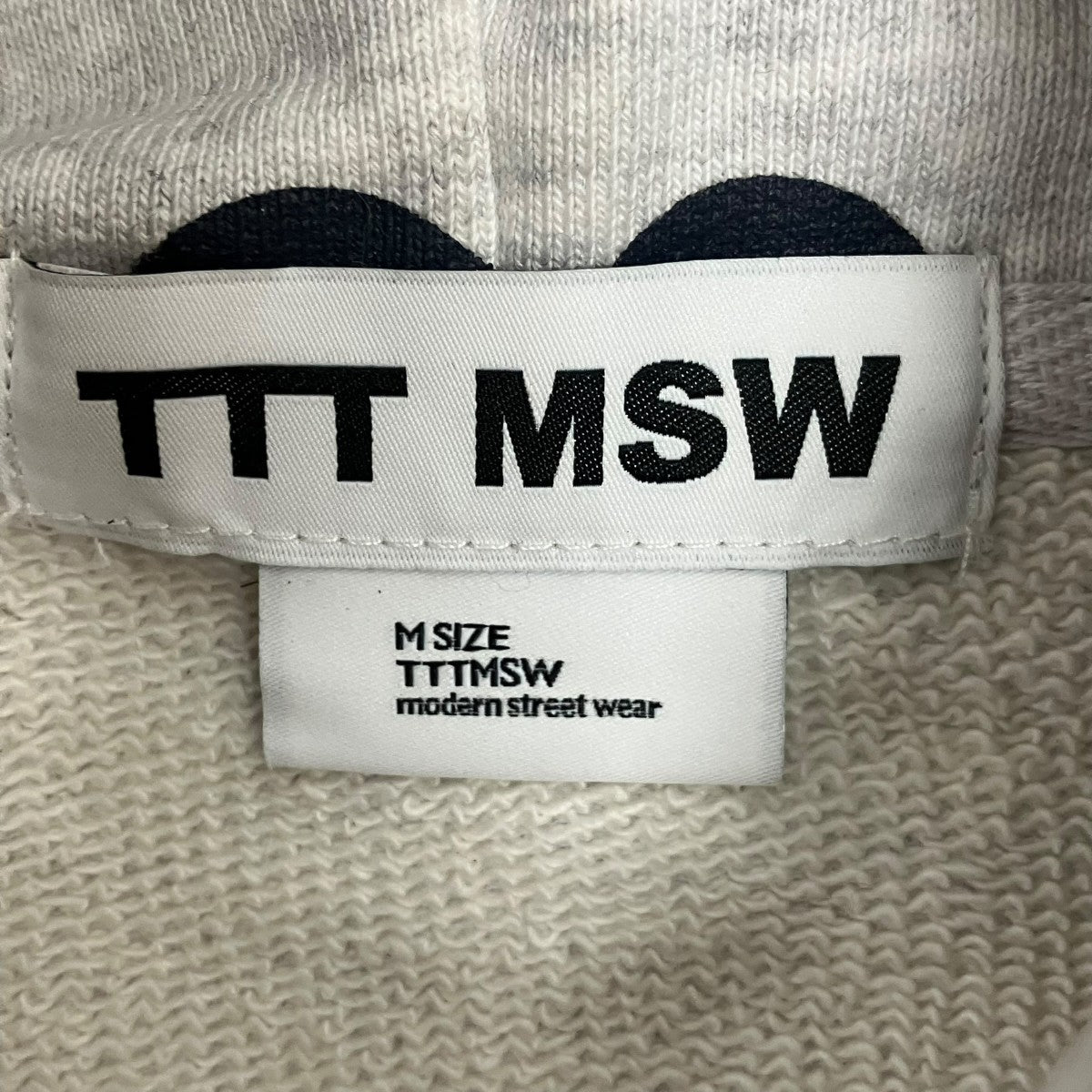 【即完品】TTT MSW DOT LOGO ZIP HOODI 水玉 S TTT MSW(ティーモダンストリートウエア) 25AWDot Logo Zip Hoodie