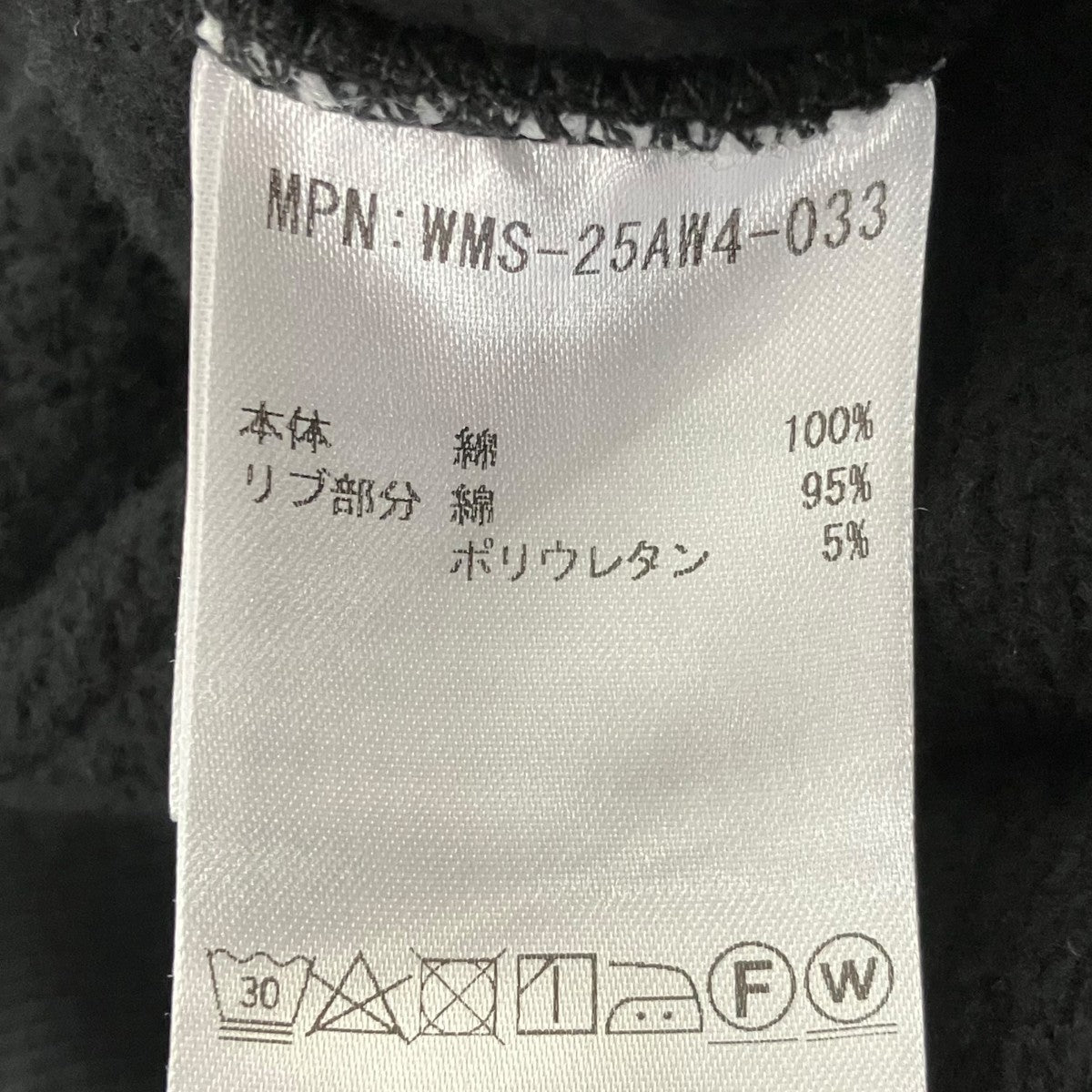 25AWロゴプルオーバーパーカーWMS-25AW4-033
