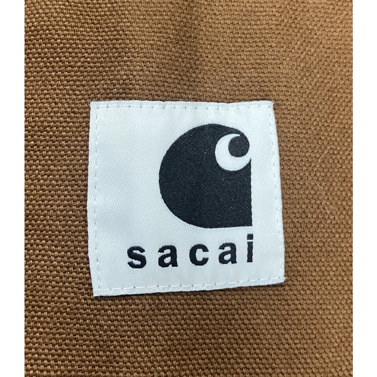 sacai×CARHARTT WIP 25AW「Carhartt WIP Washed Duck Hooded BZ」 ウォッシュドダックフーデッドブルゾン 古着・中古-4枚目のアイテム画像