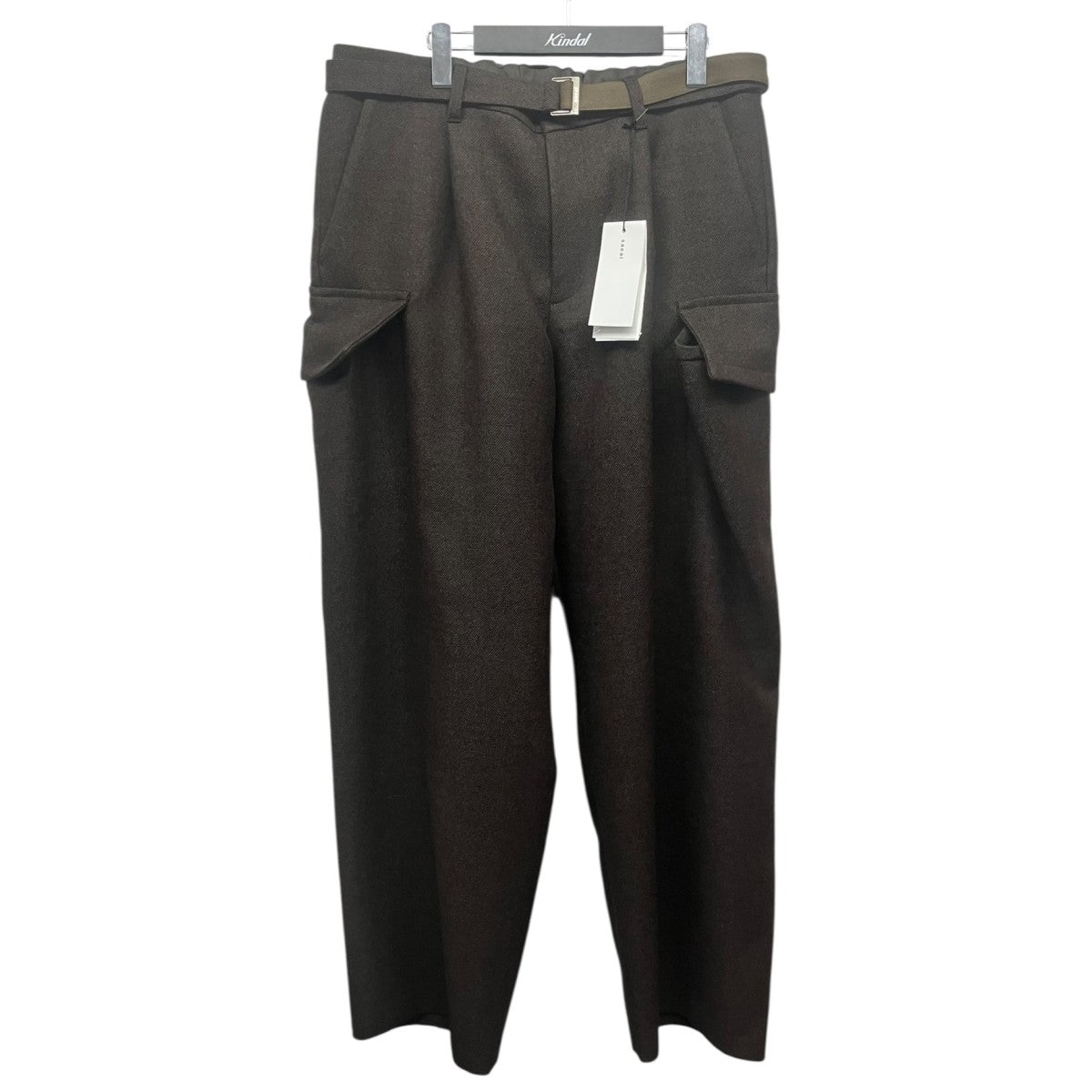 25AW「Double-Faced Wool Melton Pants」ダブルフェイスウールメルトンパンツ