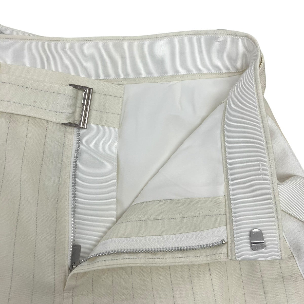 sacai 24SSChalk Stripe Pantsベルテッドストライプパンツ24-07123 古着・中古-5枚目のアイテム画像
