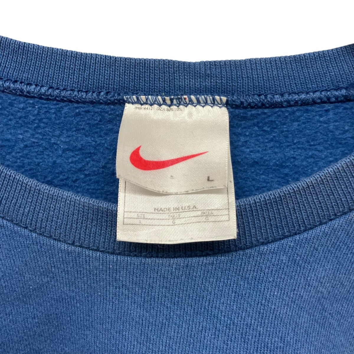 NIKE 90s MADE IN USA製スウッシュクルーネックスウェットNME 920220 KL4 古着・中古-3枚目のアイテム画像