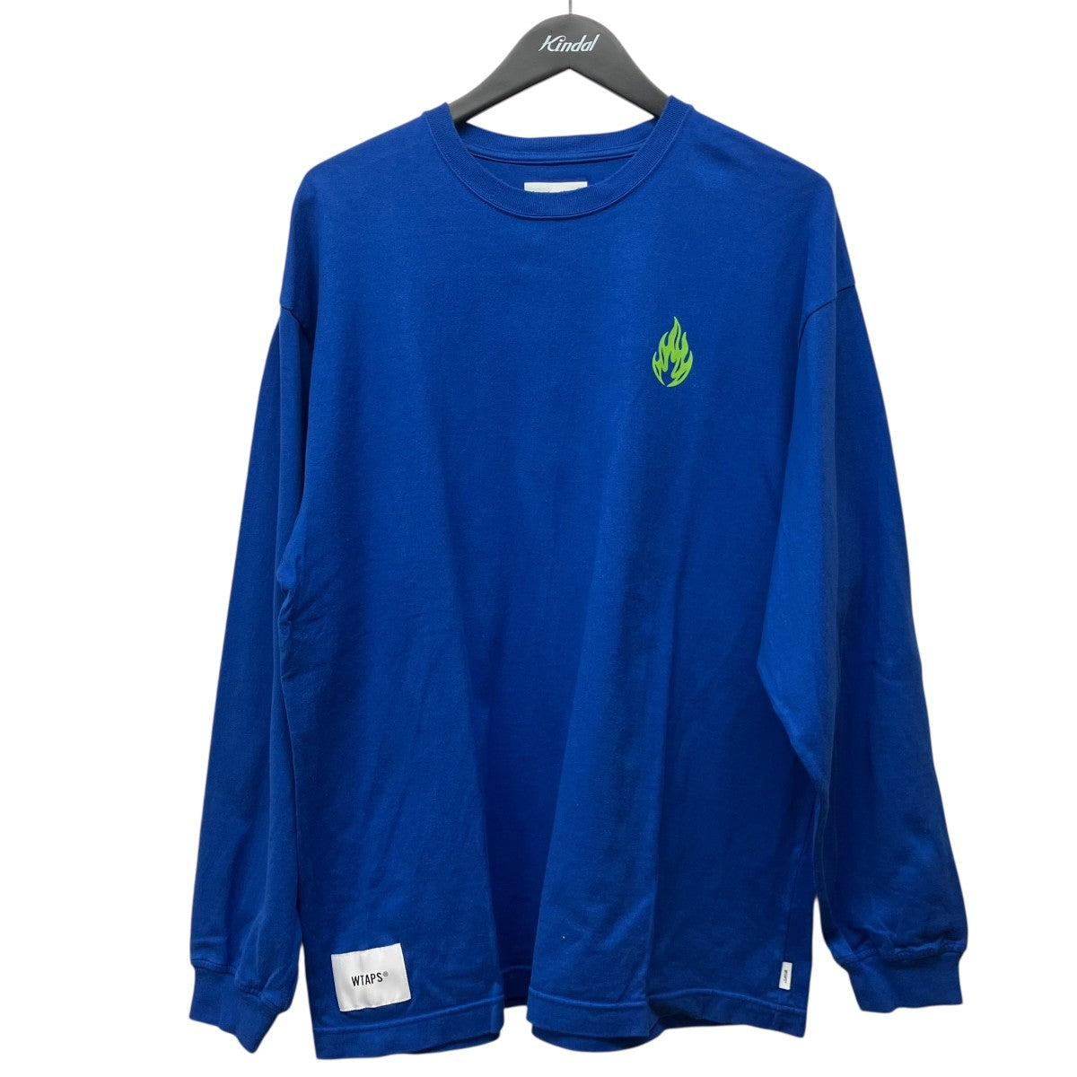WTAPS 24AWFlammable LS Cotton． Hwang YusunフレイムロングTシャツ242ATDT-CSM01S 古着・中古-1枚目のアイテム画像