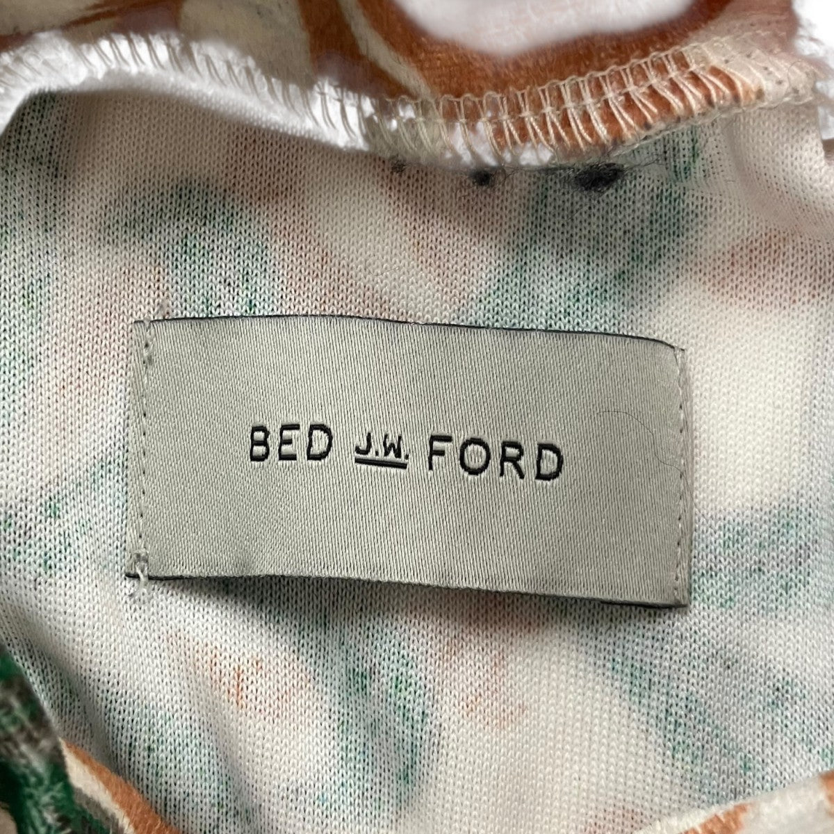 BED J．W． FORD 23AW総柄タートルネックカットソー23AW-B-CS01-1 古着・中古-3枚目のアイテム画像