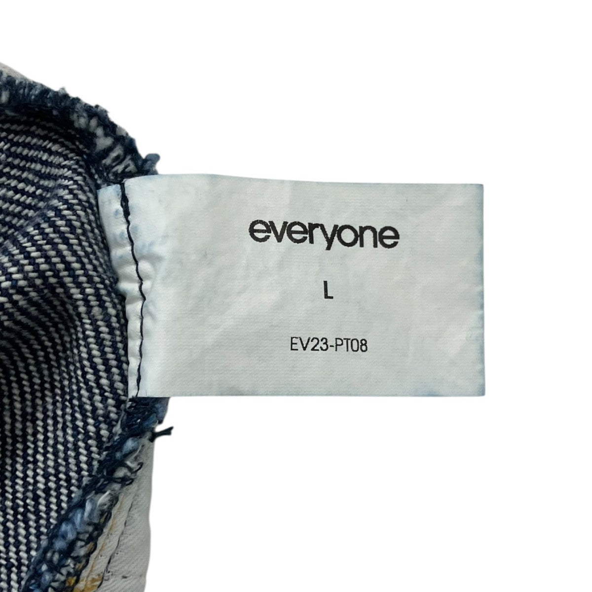everyone SOFT DENIM PANTSデニムパンツEV23-PT08 古着・中古-4枚目のアイテム画像
