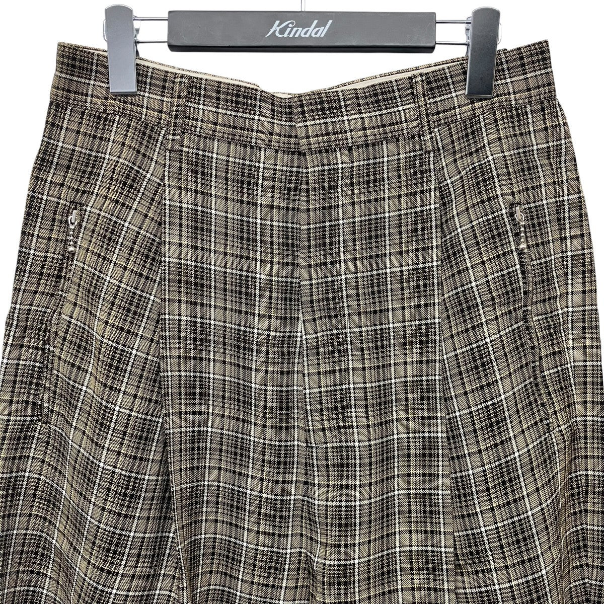 viscose tweed tapered long pantsヴィスコースツイードテーパードロングパンツ1145105005
