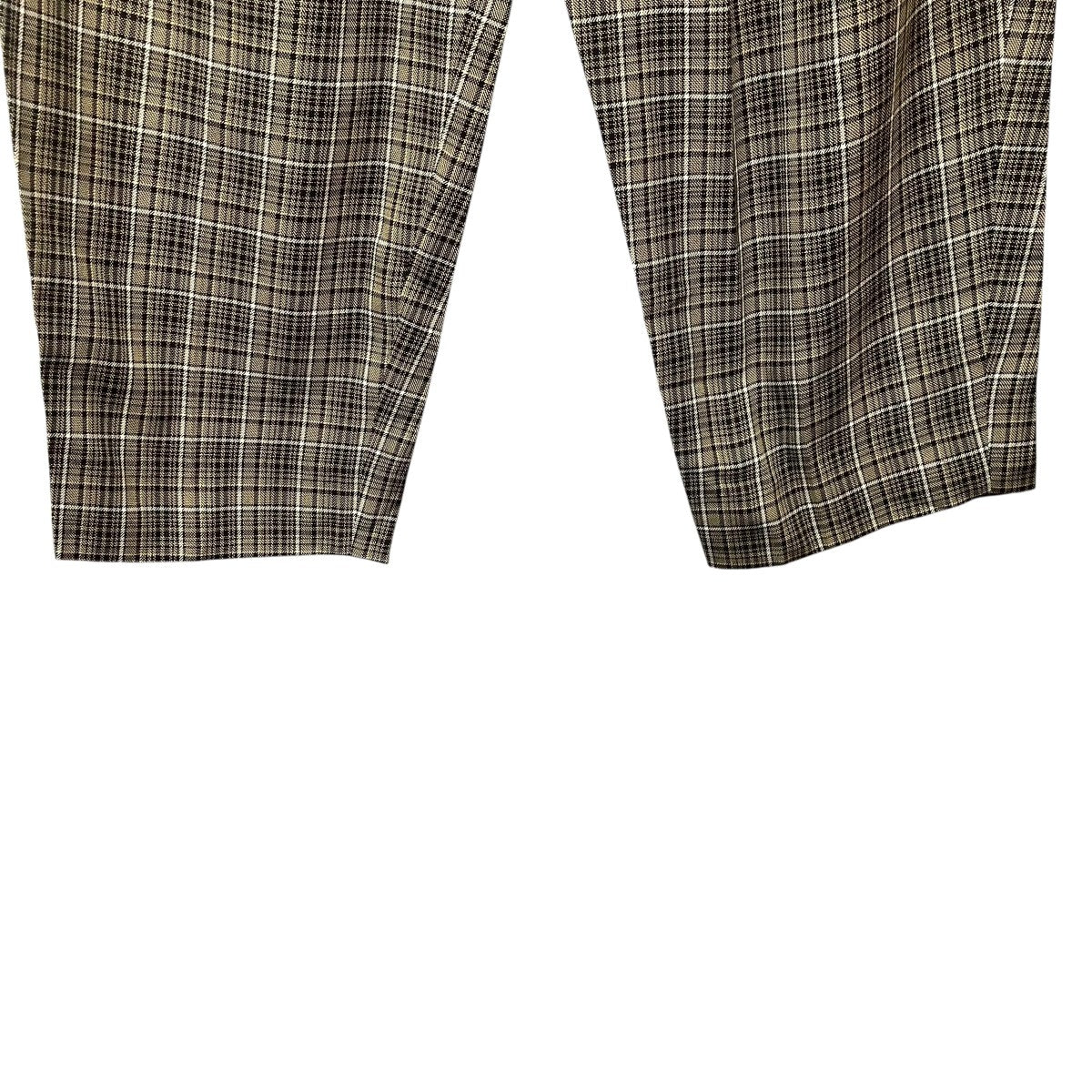 viscose tweed tapered long pantsヴィスコースツイードテーパードロングパンツ1145105005