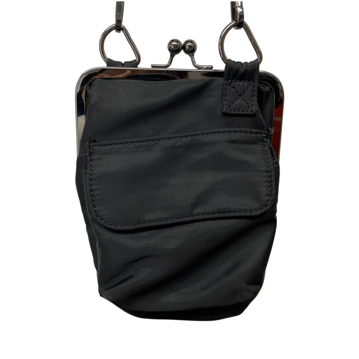 GROUND Y SHOULDER BAG WITH CLASP CLOSUREがま口ショルダーバッグ 古着・中古-2枚目のアイテム画像