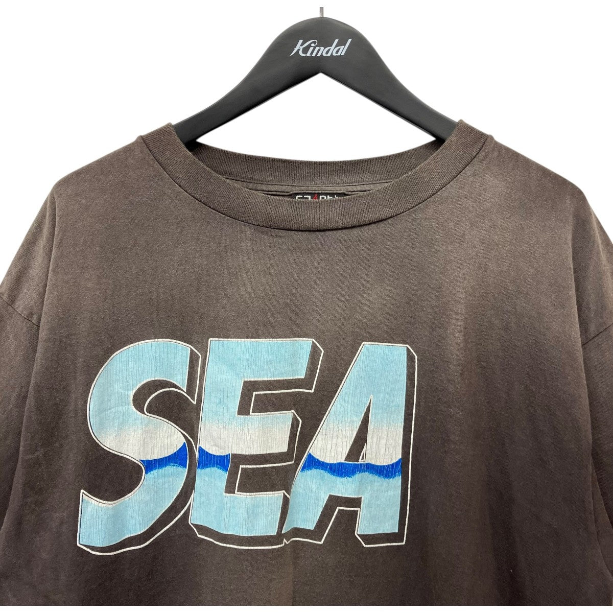 SAINT MICHAEL×WIND AND SEA 21AW「SS T-SHIRT」ヴィンテージ加工プリントTシャツ 古着・中古-3枚目のアイテム画像