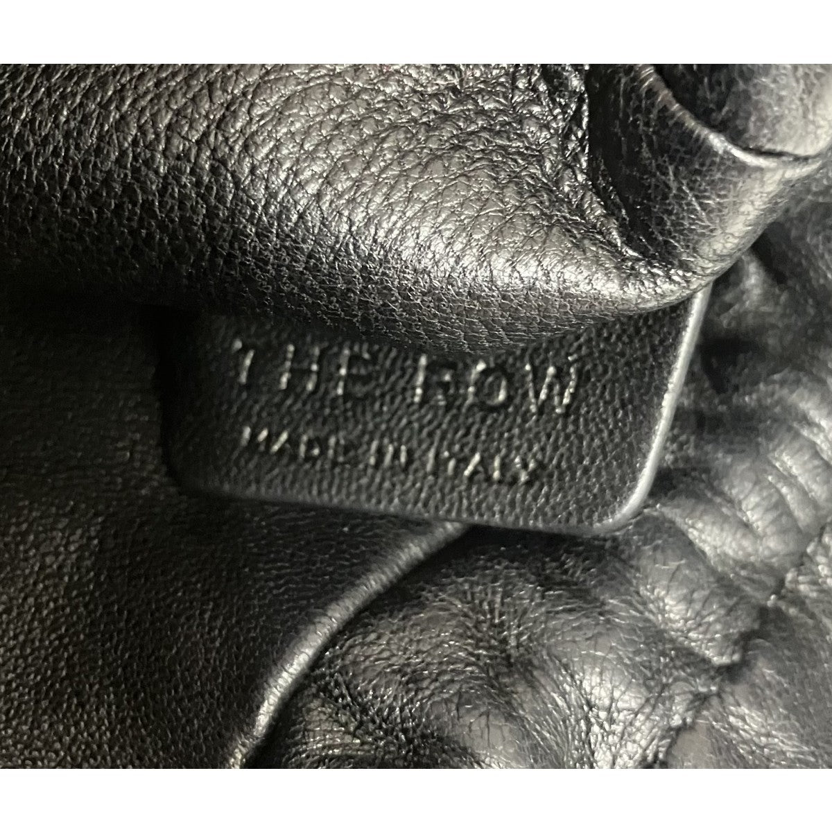 THE ROW 「SPORTY POUCH」ナッパレザー巾着ポーチ 古着・中古-5枚目のアイテム画像