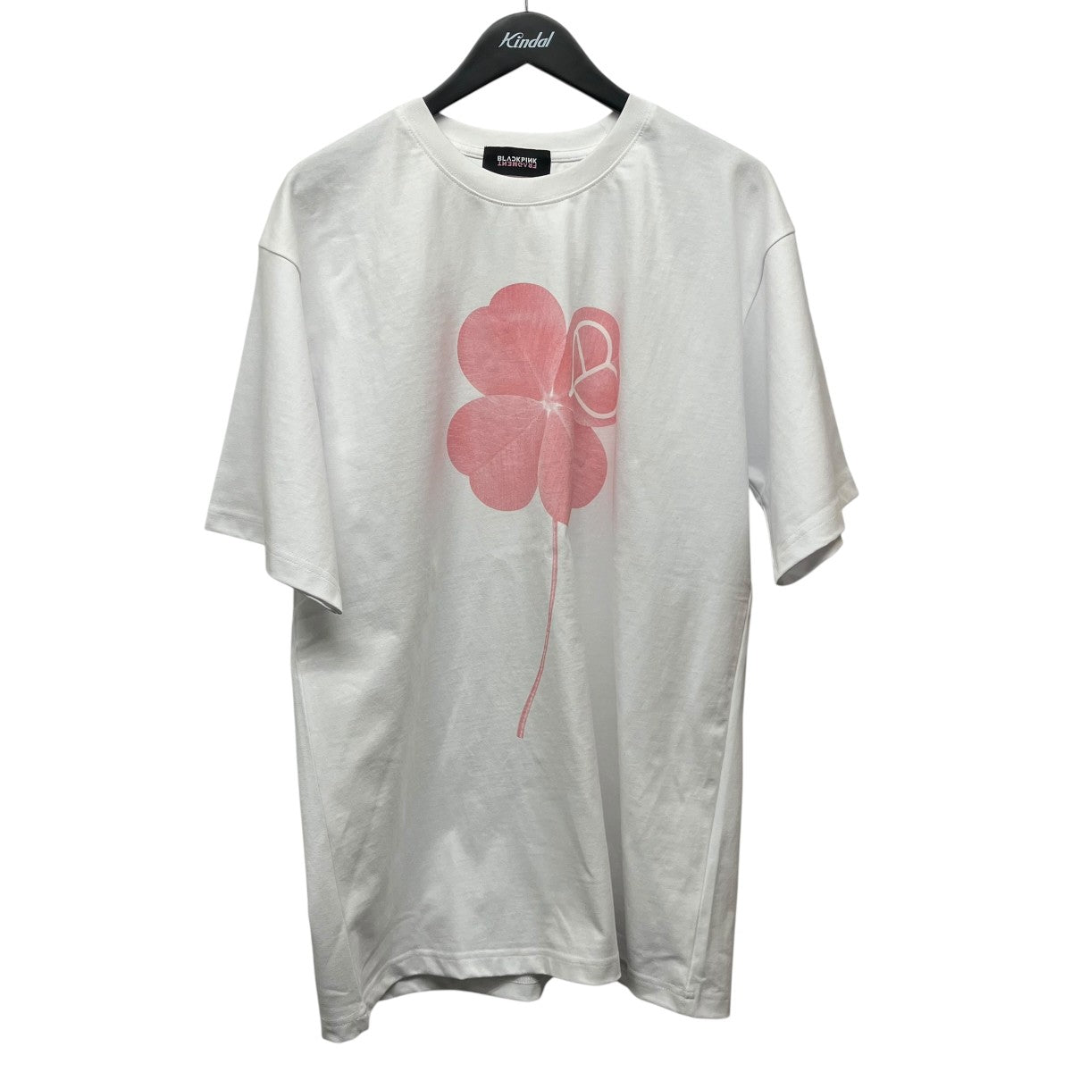 BLACKPINK×FRAGMENT DESIGN Clover T-ShirtクローバープリントTシャツ 古着・中古-1枚目のアイテム画像