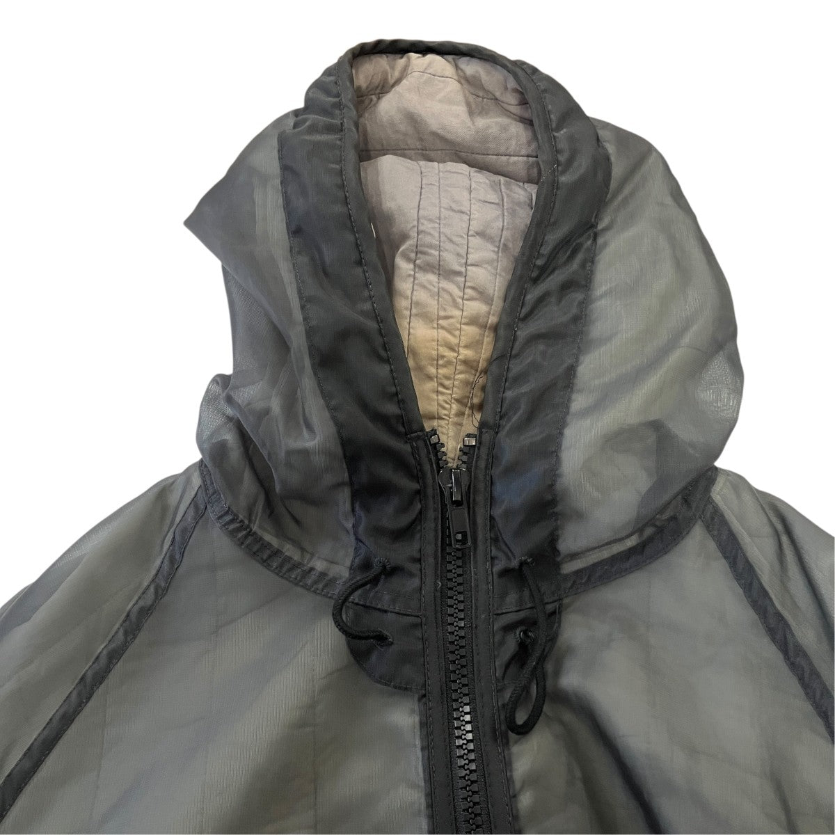 02AW Monofilament Jacket． モノフィラメントフーデッドジャケット