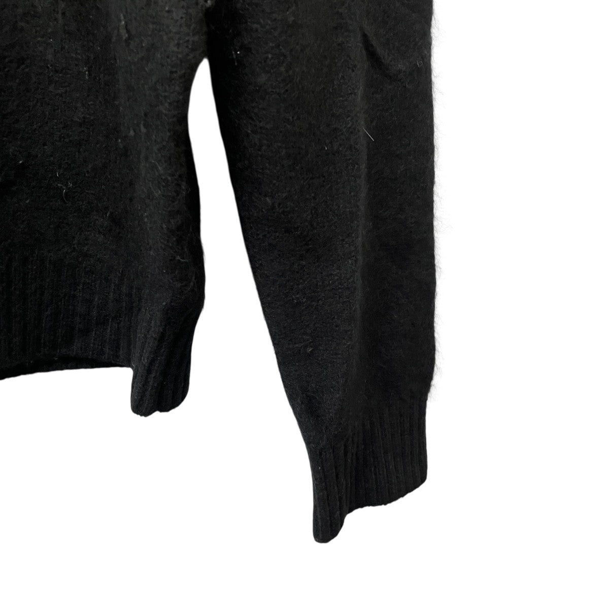 V Neck Black KnitVネックニット