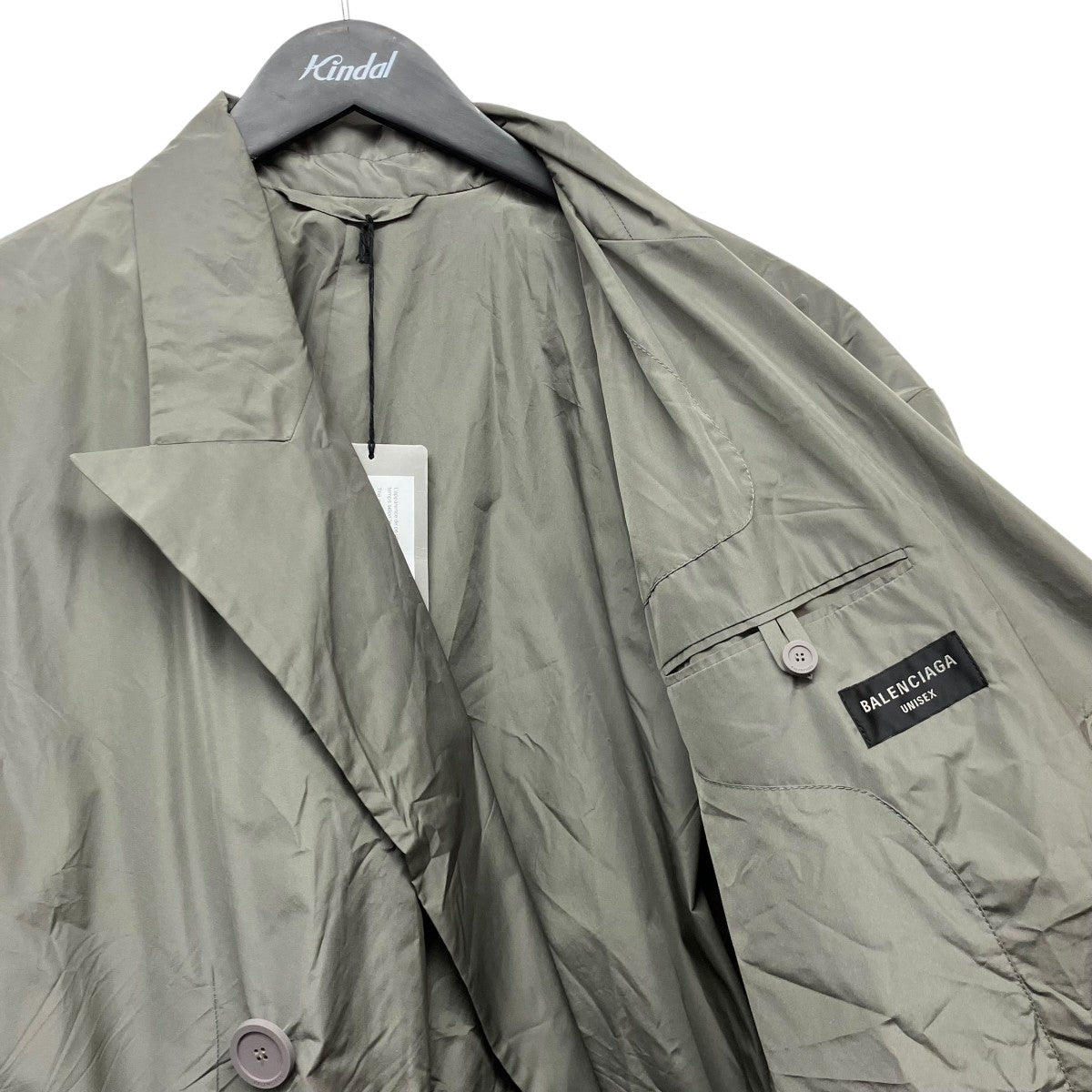 BALENCIAGA 23SSパッカブルダブルジャケット720043 古着・中古-6枚目のアイテム画像