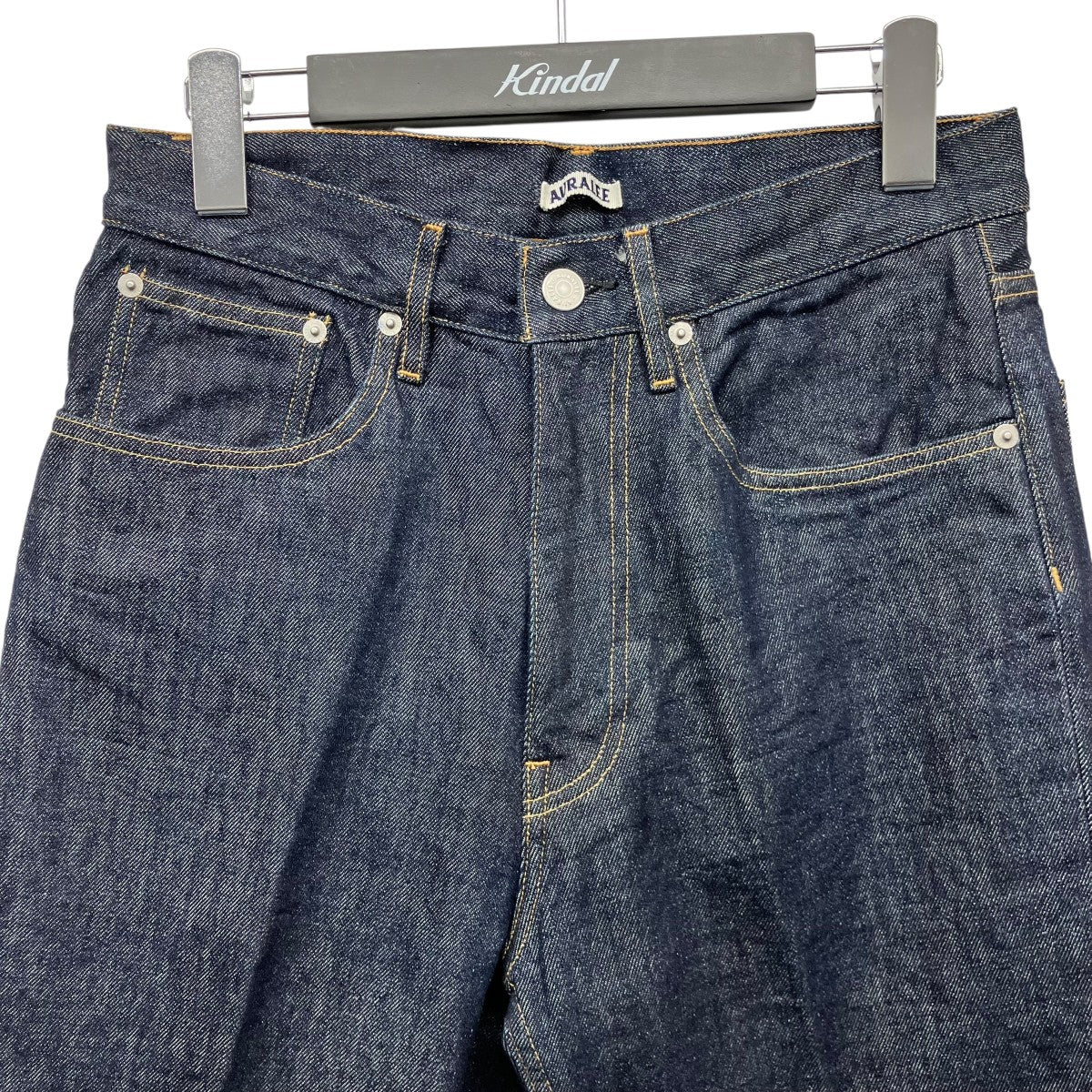 AURALEE HARD TWIST DENIM 5P PANTSハードツイストデニムパンツA00P01DM 古着・中古-3枚目のアイテム画像
