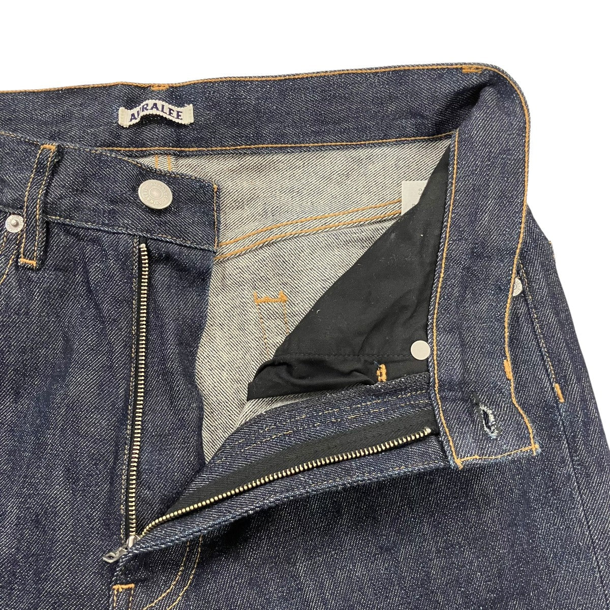 AURALEE HARD TWIST DENIM 5P PANTSハードツイストデニムパンツA00P01DM 古着・中古-5枚目のアイテム画像