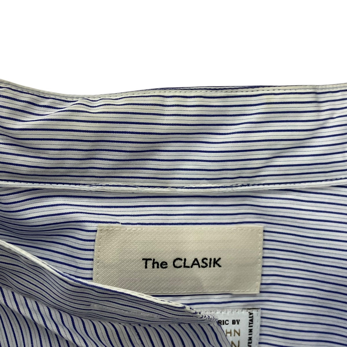 The CLASIK COLLARLESS SHIRT ストライプ 46 シャツ 【公式通販】