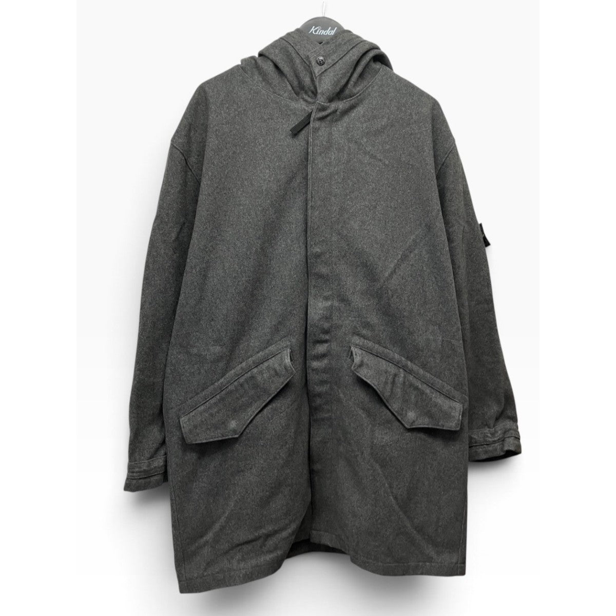 STONE ISLAND 98AW グリーンエッジフーデッドコート