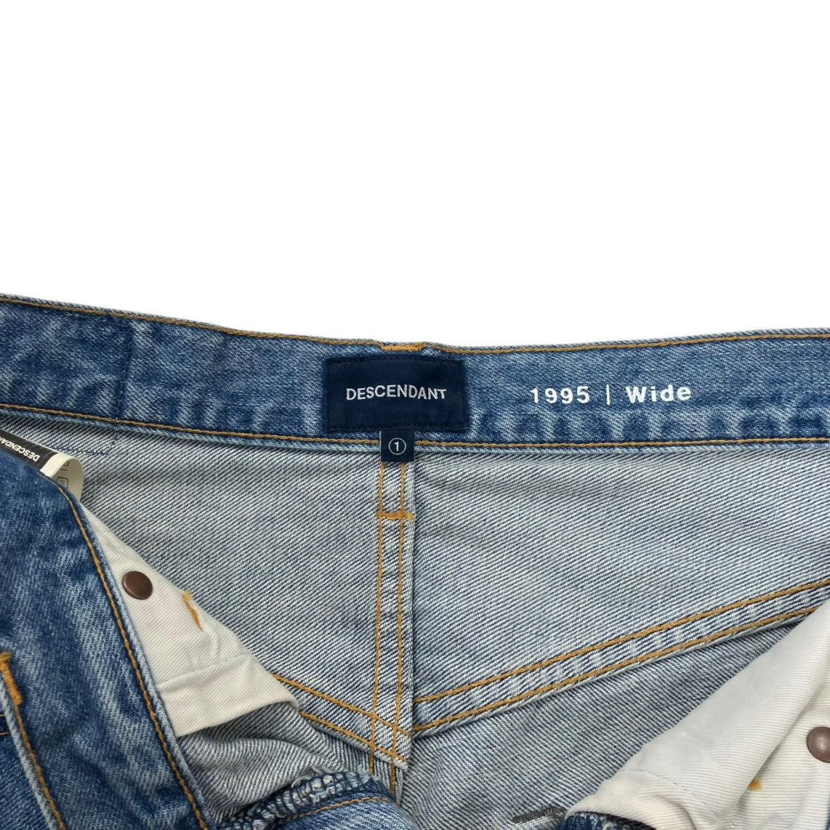 26SS1995 DENIM TROUSERS BAGGY HARD WASHバギーデニムパンツ