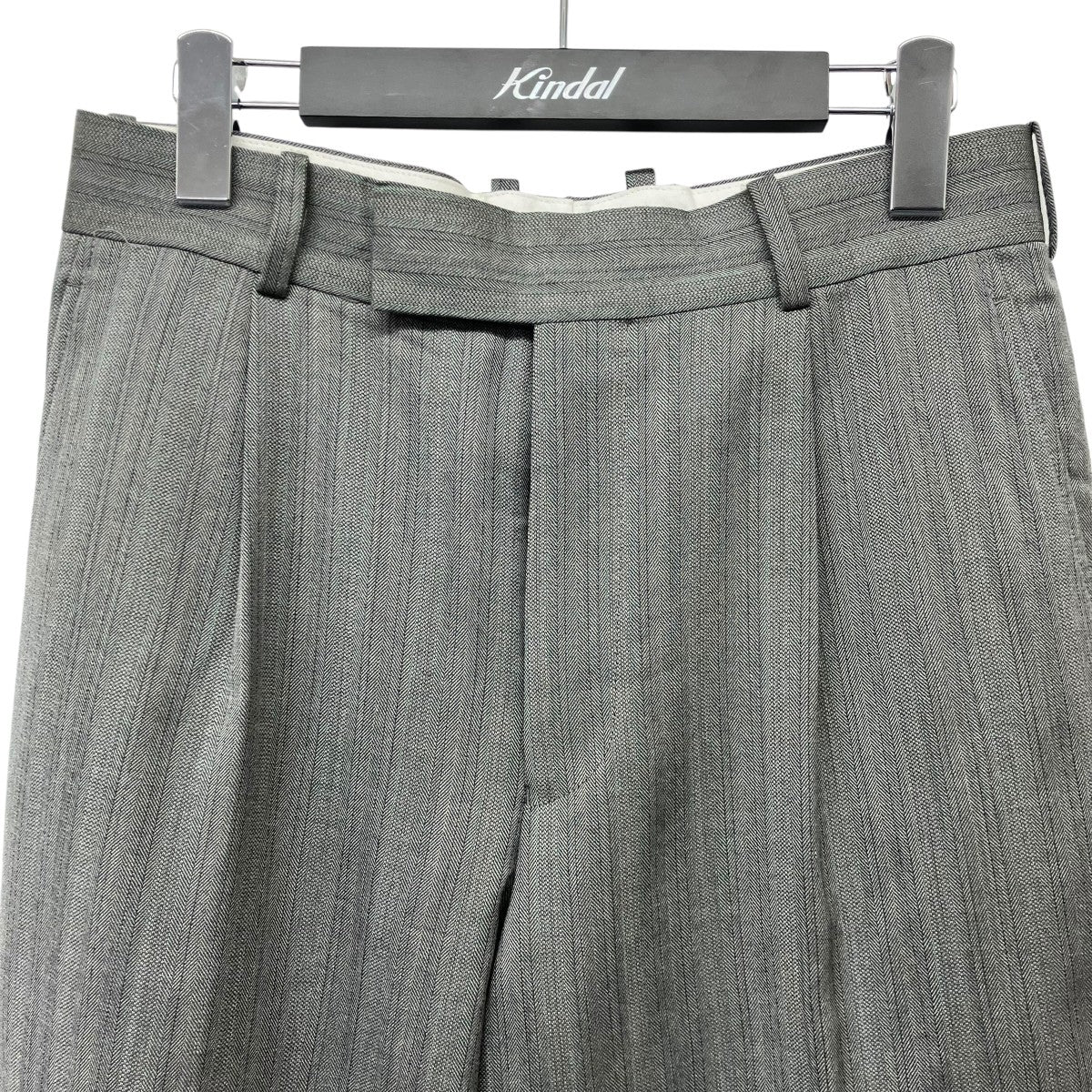 撚杢ヘリンボーン setup trouser 2MT5103-0202A